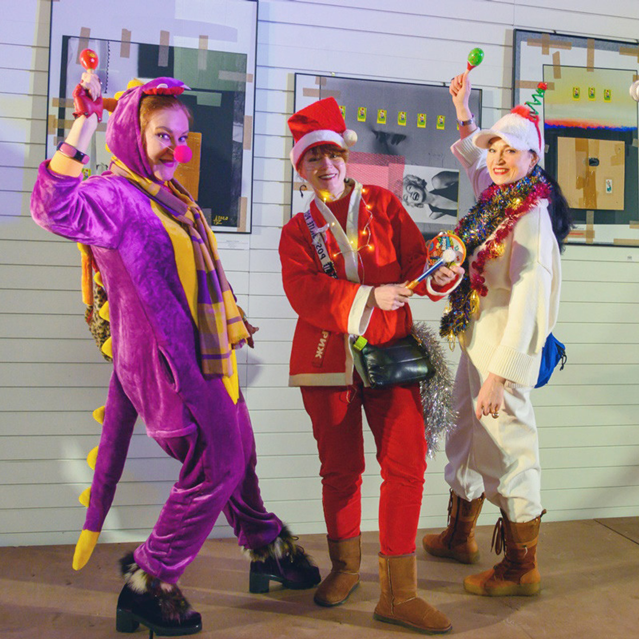 Люминографический карнавал новый год выставка маске-рад