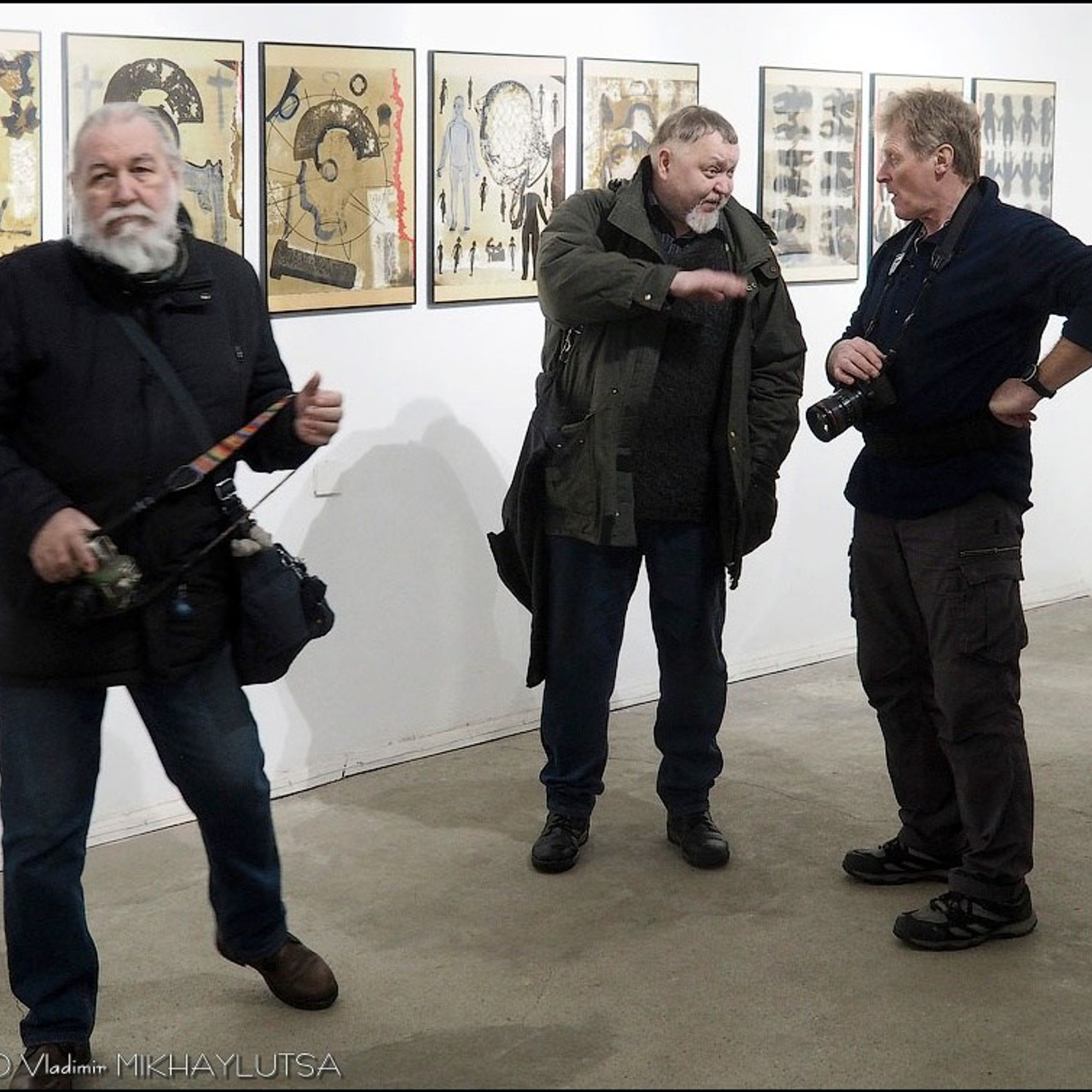 Выставка Андрея Чежина, Галерея Navicula Artis, Балаганчик