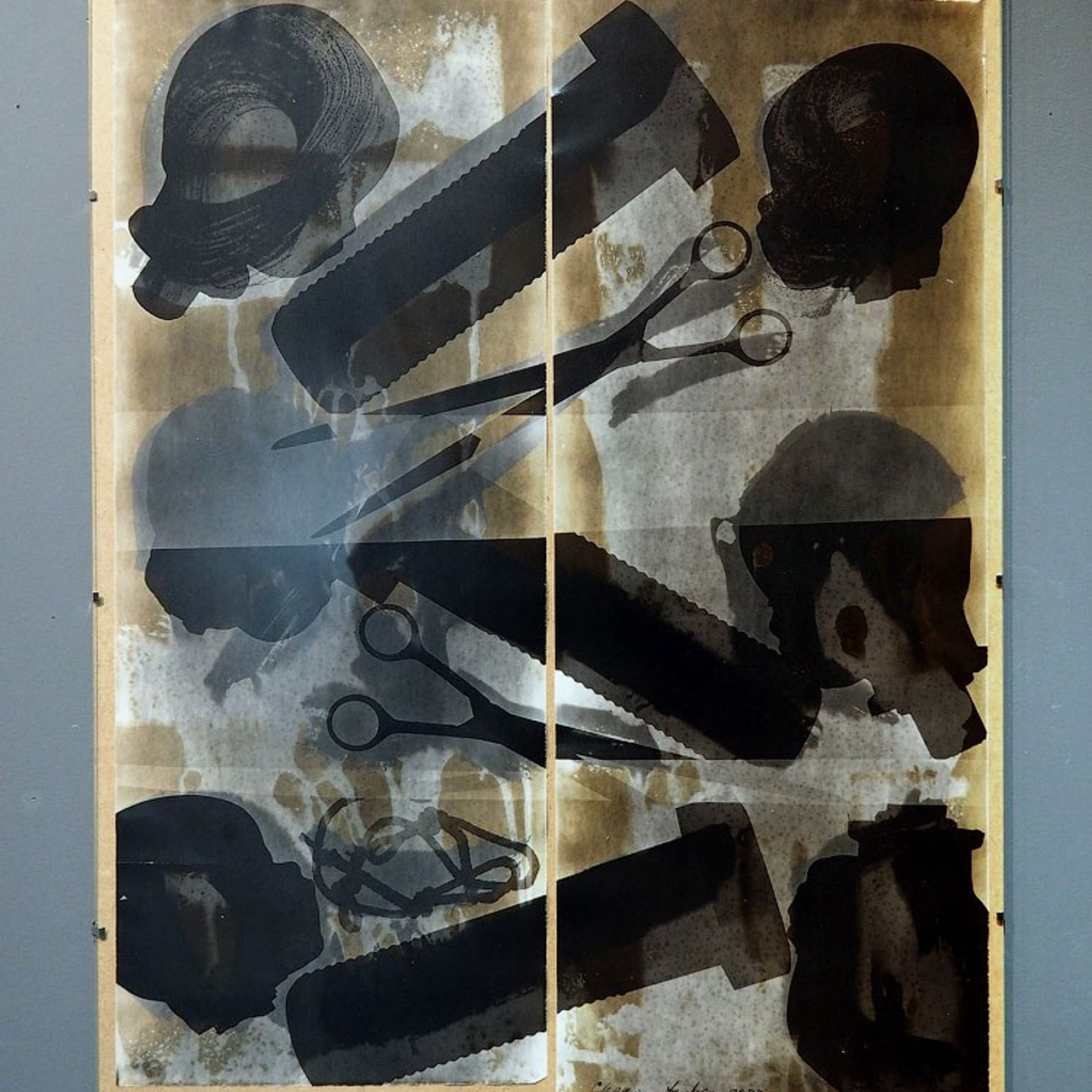 Выставка Андрея Чежина в Галерее Navicula Artis«Балаганчик — 1, 2, 3» Фотограмма