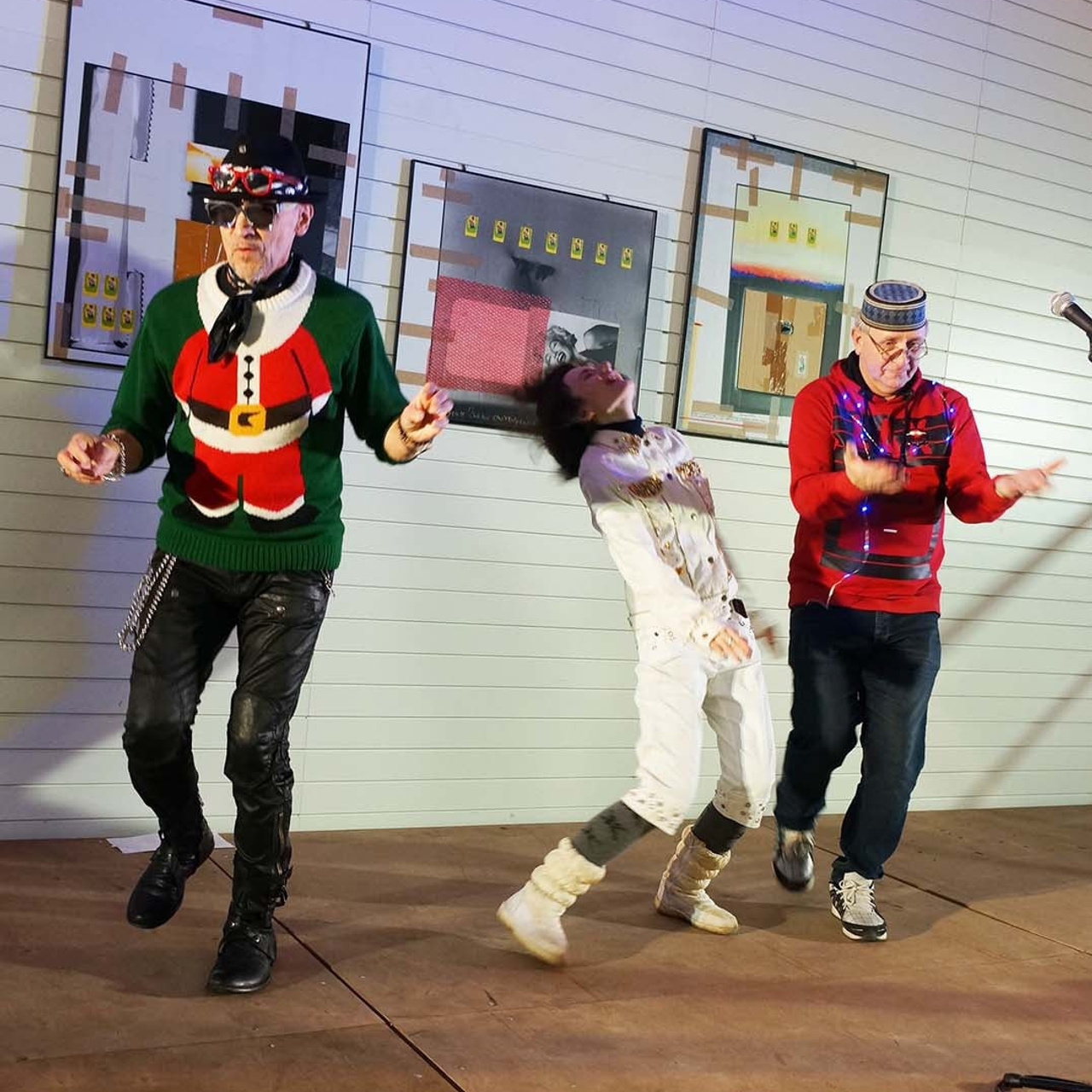 Люминографический карнавал новый год выставка маске-рад