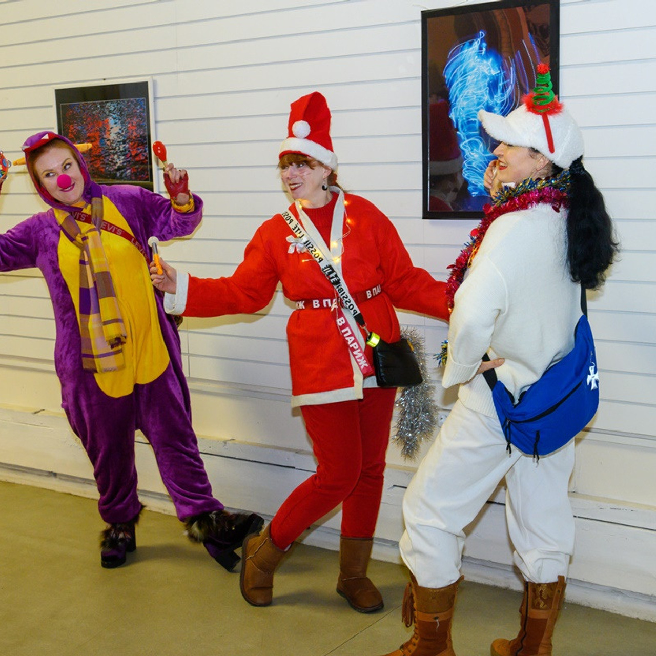 Люминографический карнавал новый год выставка маске-рад