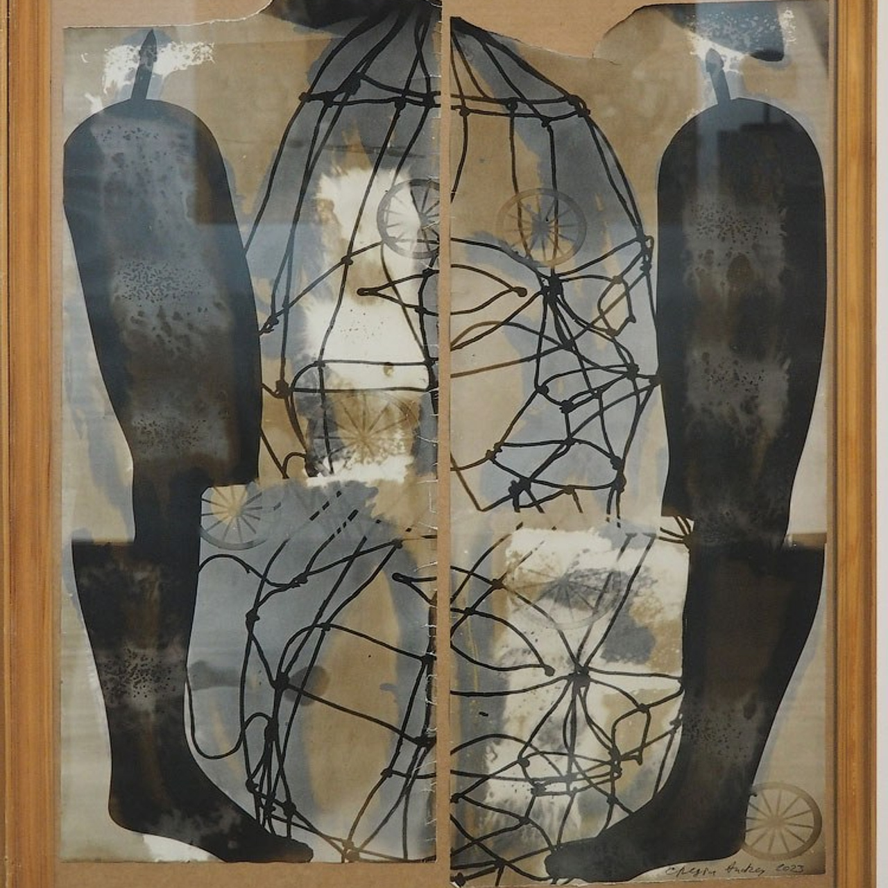 Выставка Андрея Чежина в Галерее Navicula Artis«Балаганчик — 1, 2, 3» Фотограмма