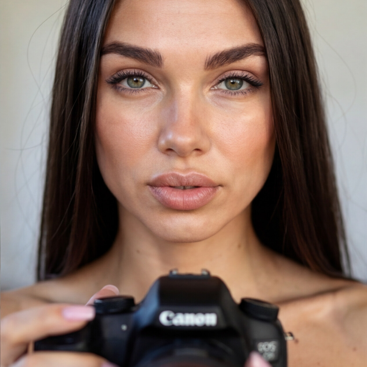 Портретная съемка с профессиональной камерой