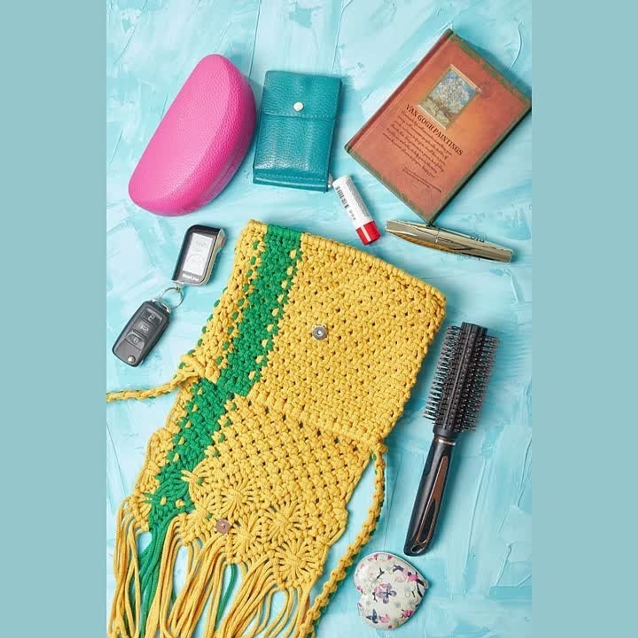 Сумка в технике макраме