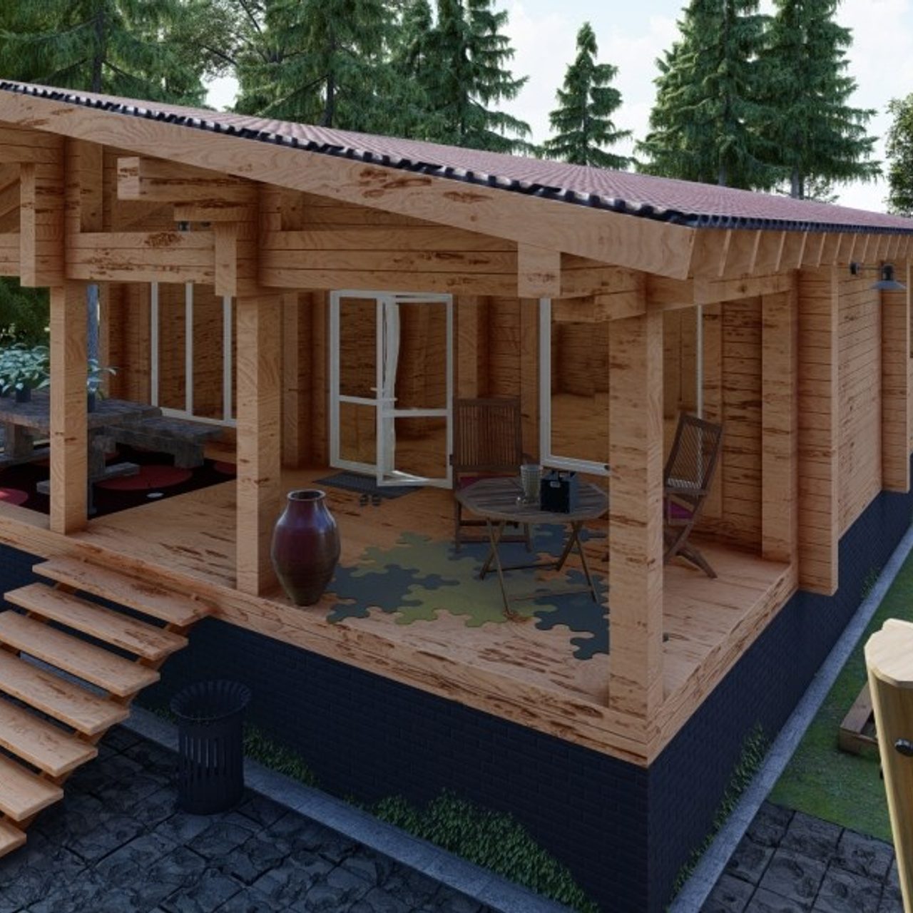 Дома под ключ. Уральский завод Профилированного бруса в Челябинске