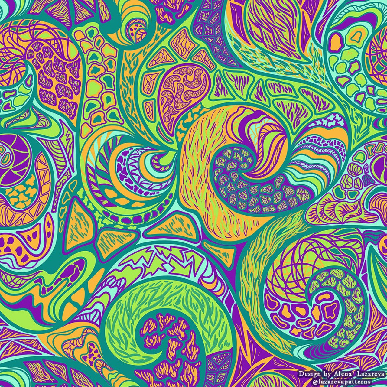 Surface Pattern Designer Alena Lazareva. Seamless patterns. Дизайнер Алена Лазарева. Alena Lazareva artist & pattern design