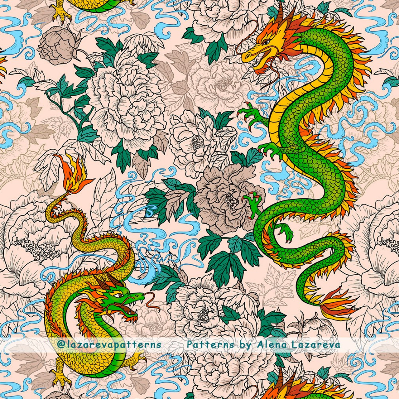 Surface Pattern Designer Alena Lazareva. Seamless patterns. Дизайнер Алена Лазарева. Alena Lazareva artist & pattern design