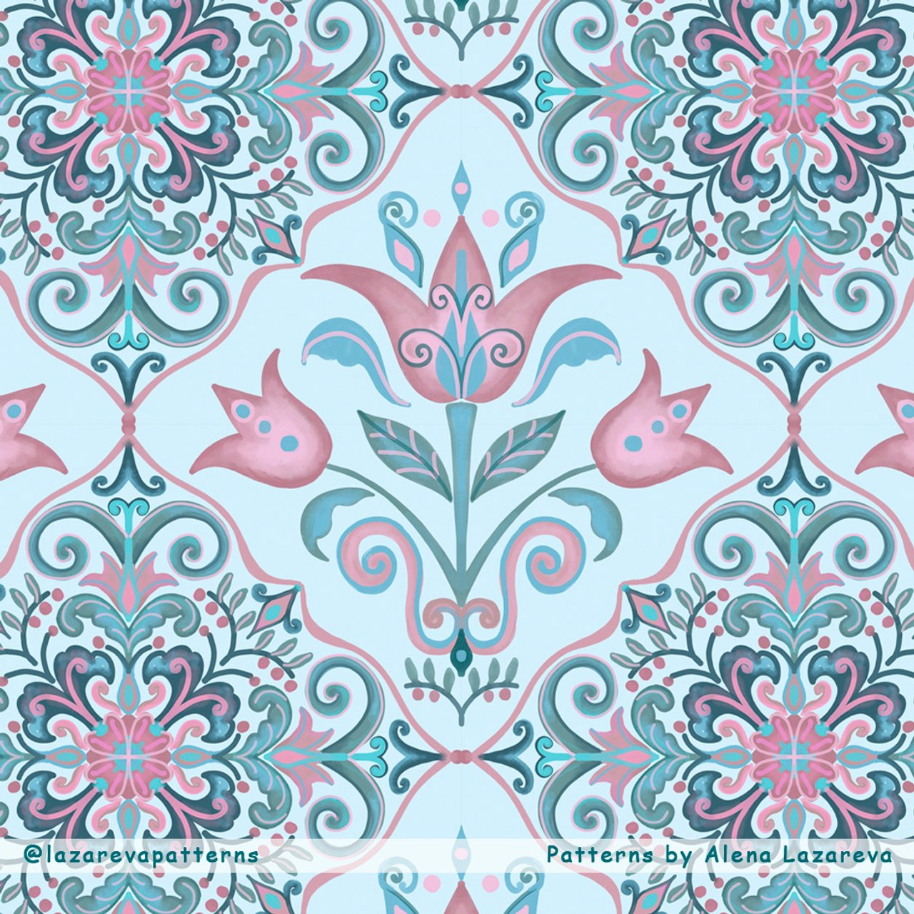 Surface Pattern Designer Alena Lazareva. Seamless patterns. Дизайнер Алена Лазарева. Alena Lazareva artist & pattern design