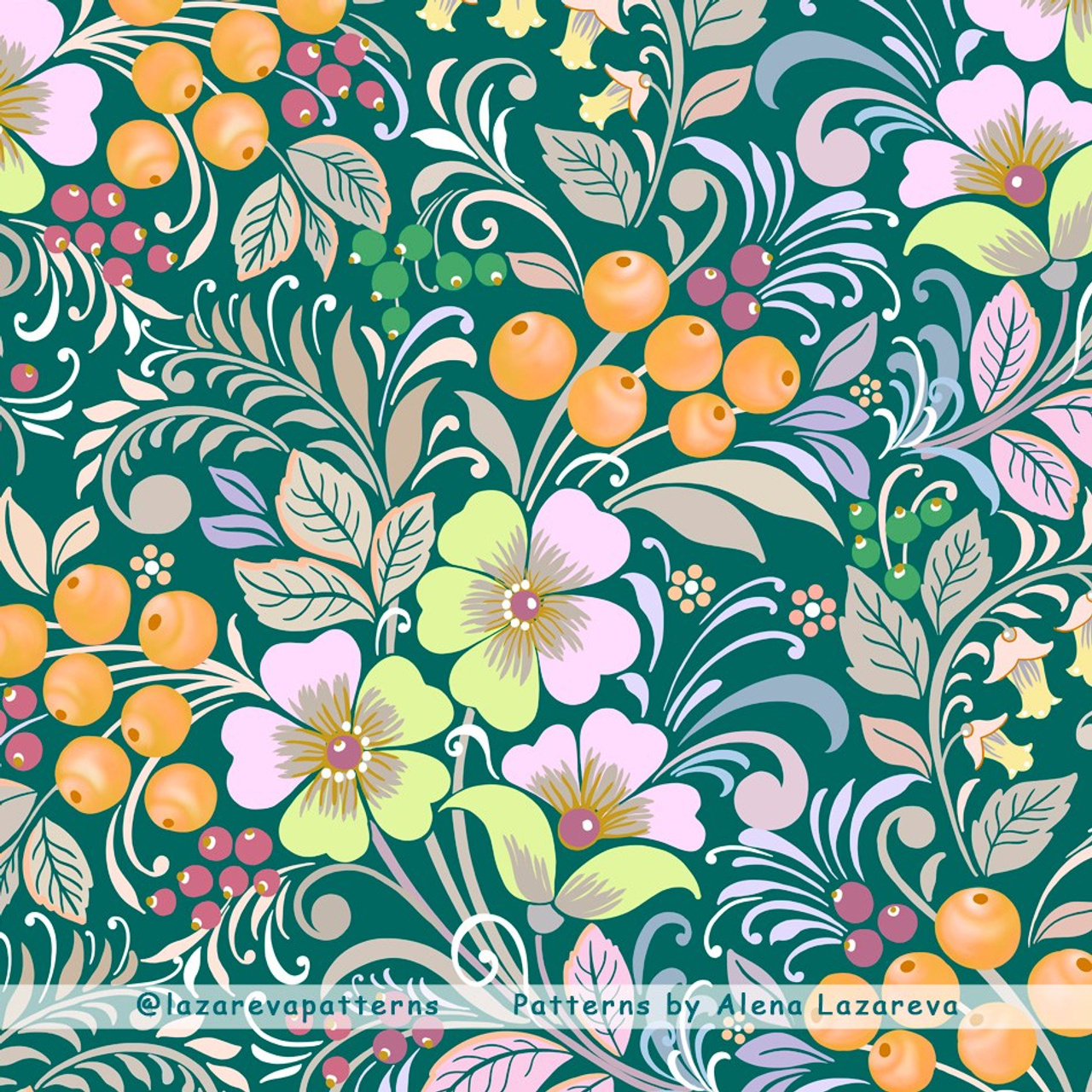 Surface Pattern Designer Alena Lazareva. Seamless patterns. Дизайнер Алена Лазарева. Alena Lazareva artist & pattern design