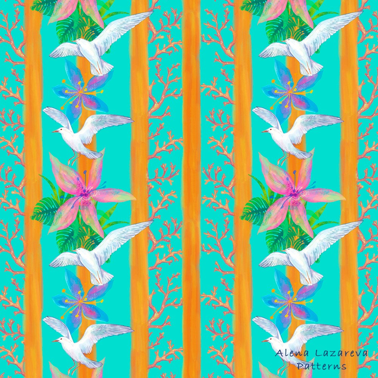 Surface Pattern Designer Alena Lazareva. Seamless patterns. Дизайнер Алена Лазарева. Alena Lazareva artist & pattern design
