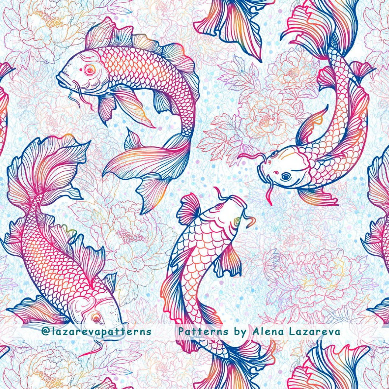 Surface Pattern Designer Alena Lazareva. Seamless patterns. Дизайнер Алена Лазарева. Alena Lazareva artist & pattern design