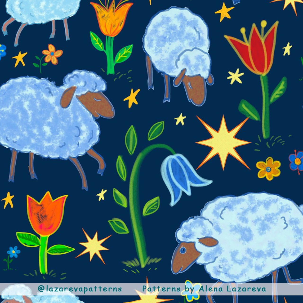 Surface Pattern Designer Alena Lazareva. Seamless patterns. Дизайнер Алена Лазарева. Alena Lazareva artist & pattern design