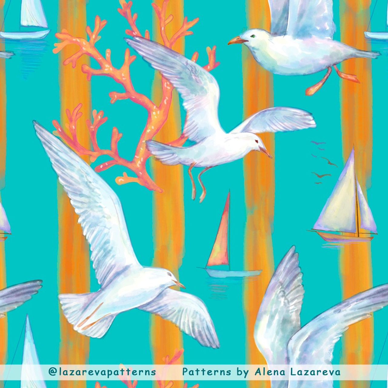 Surface Pattern Designer Alena Lazareva. Seamless patterns. Дизайнер Алена Лазарева. Alena Lazareva artist & pattern design