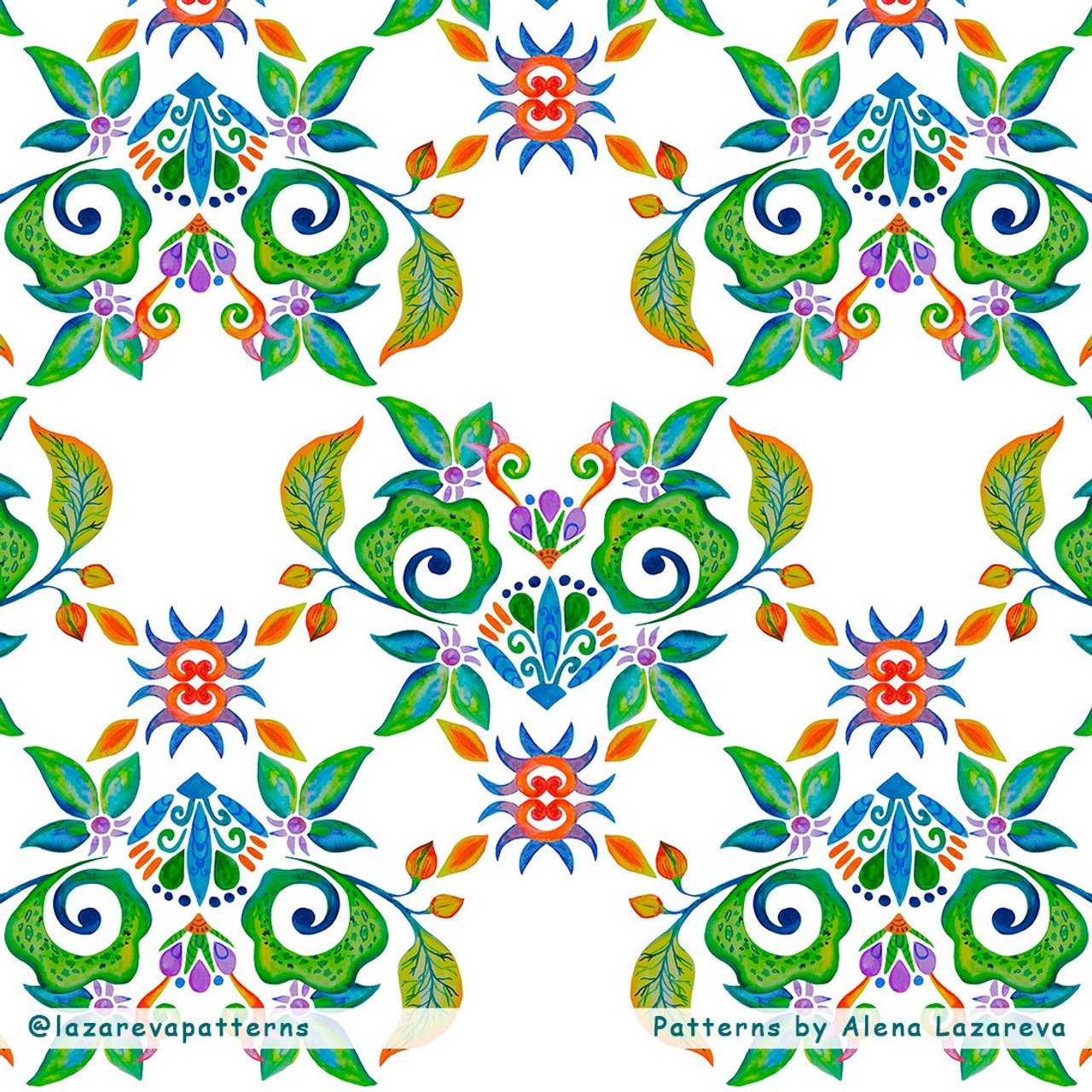 Surface Pattern Designer Alena Lazareva. Seamless patterns. Дизайнер Алена Лазарева. Alena Lazareva artist & pattern design
