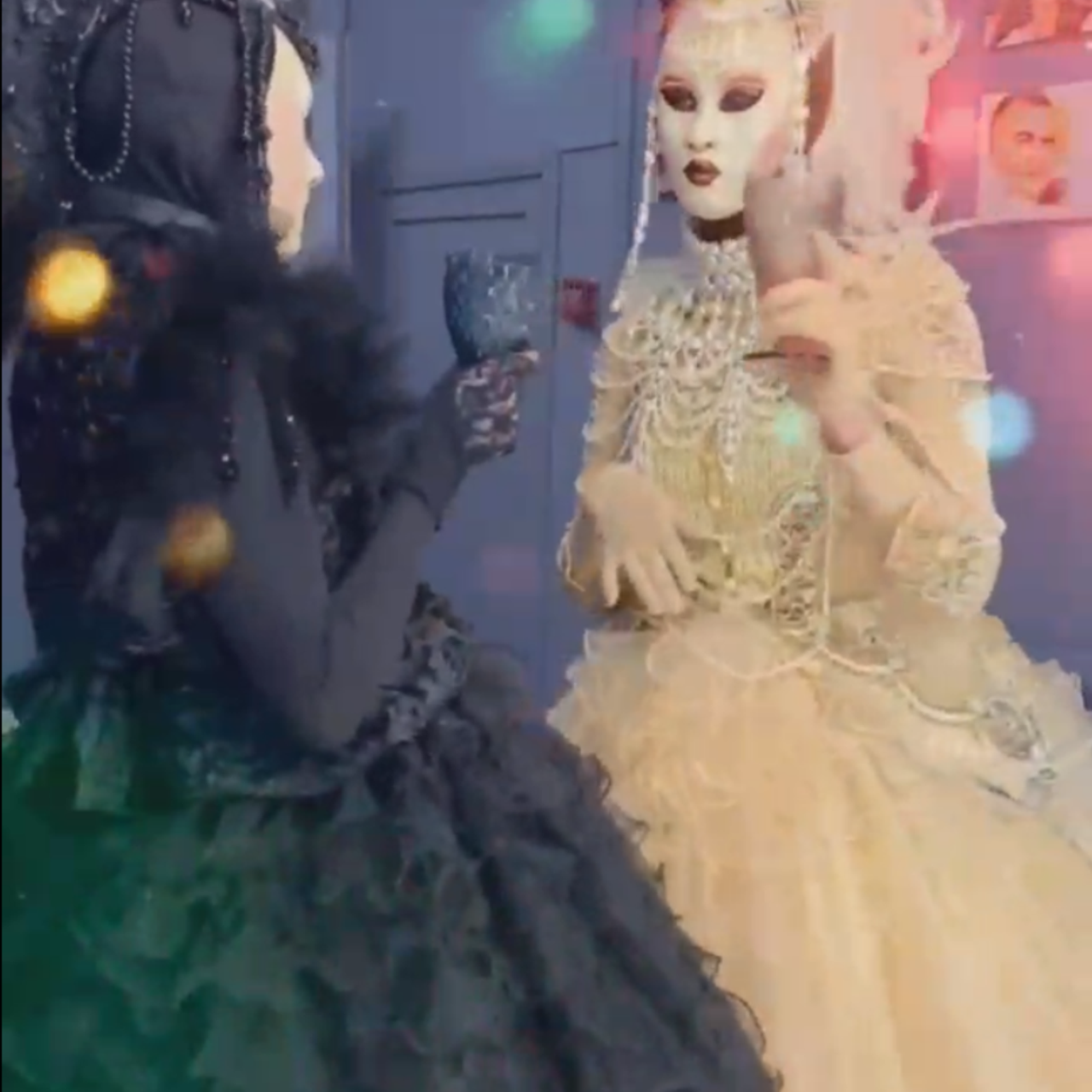 Персонаж белая Бабочка. Мимы и Ходулисты на встречу гостей. Москва