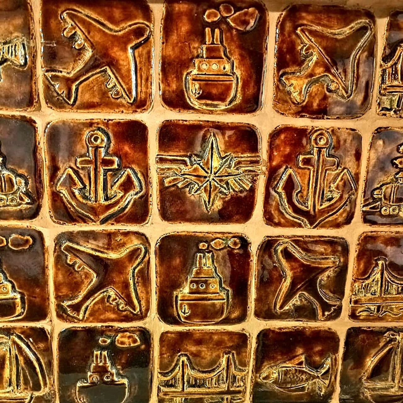 Панно на печь