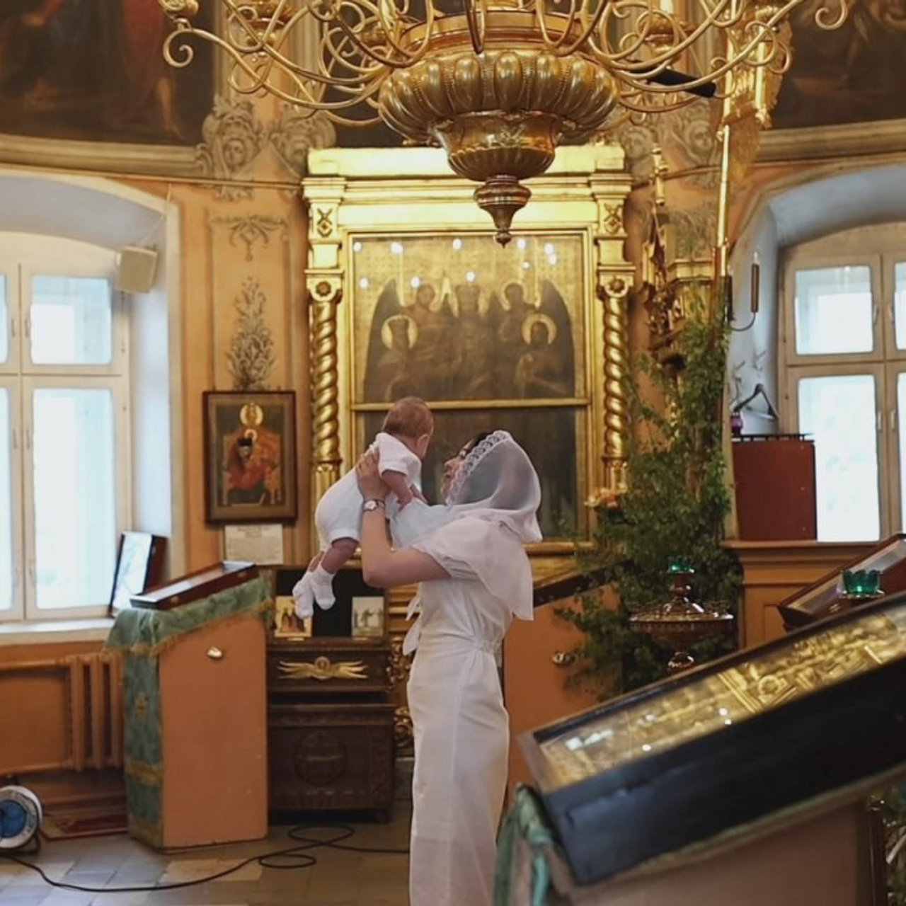 Крещение в Покровском храме Щелково-7