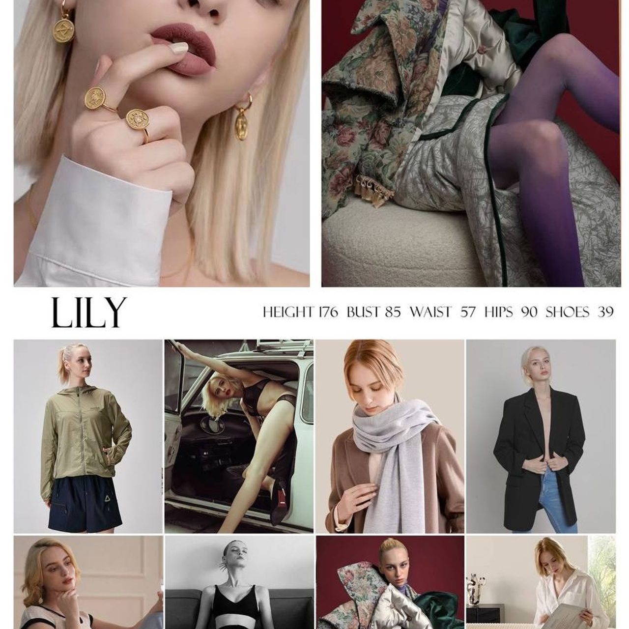 Лили Рост: 176 Параметры: 85-57-90