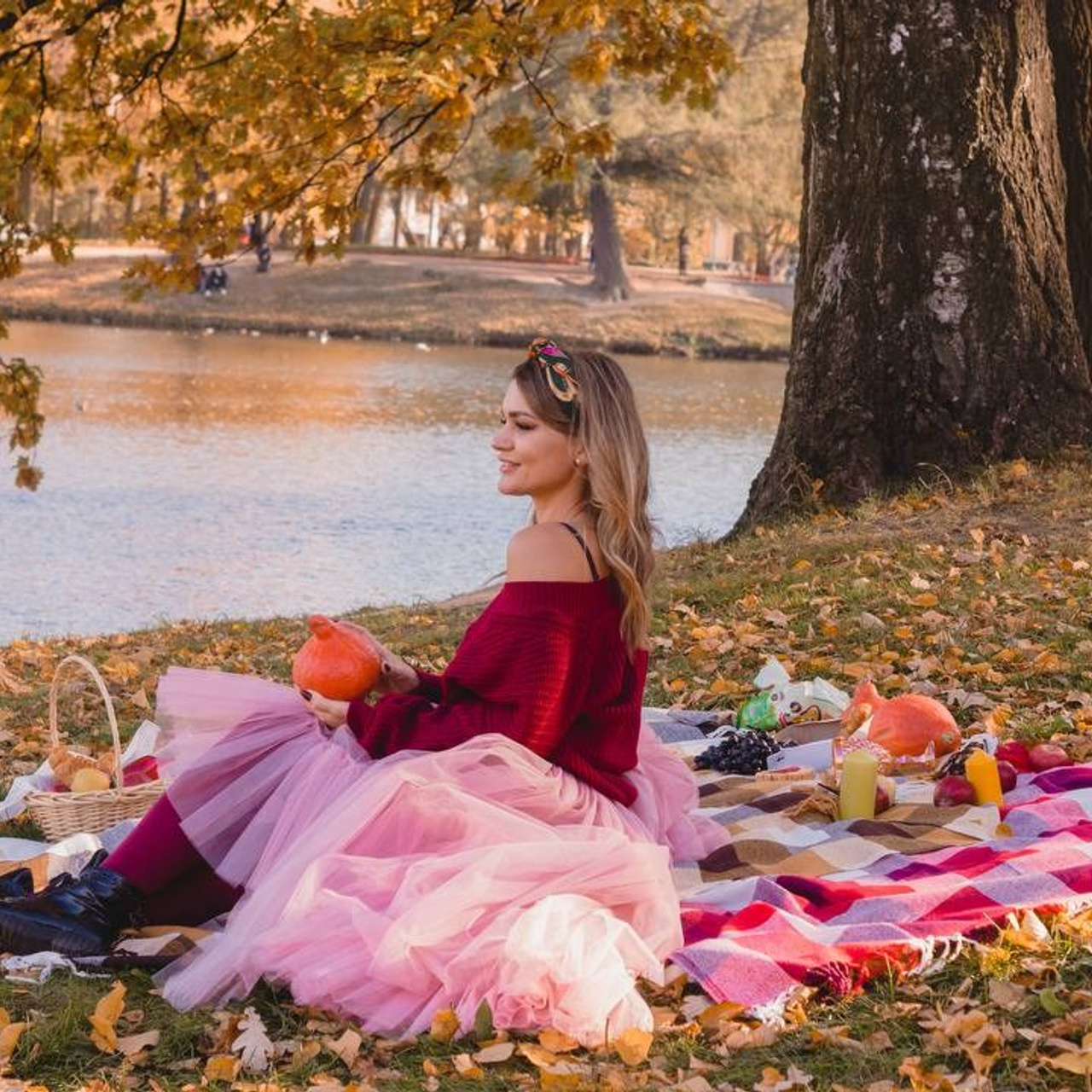 Осенний пикник в Таврическом саду