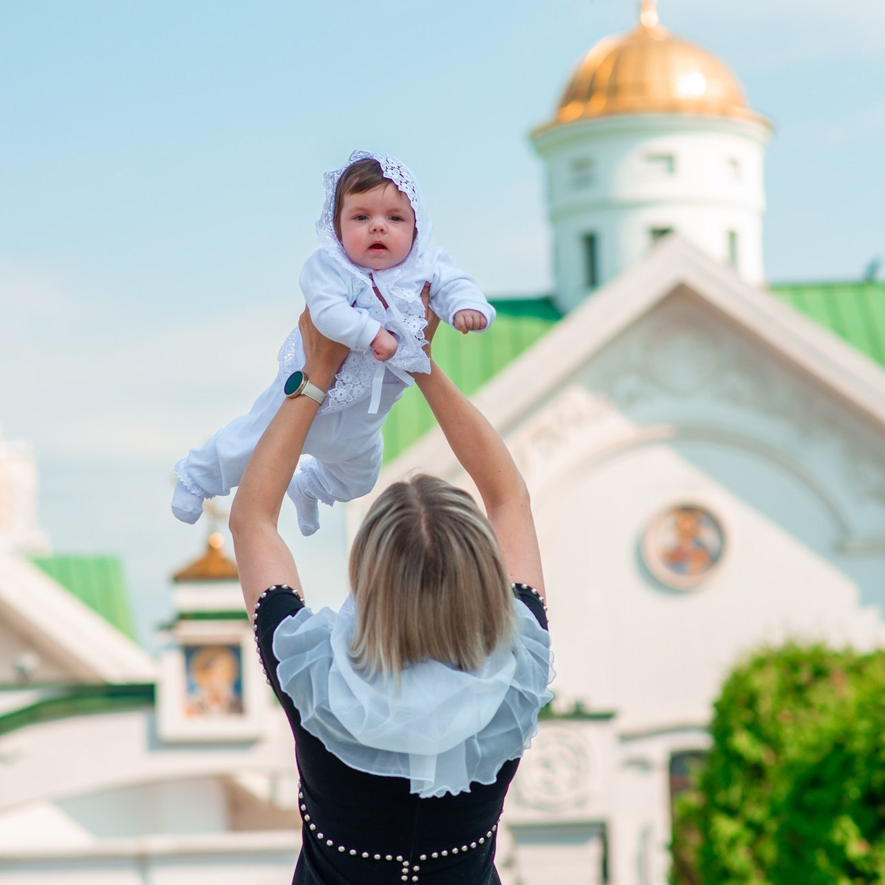 Отзывы. Семейный фотограф на выписку из роддома и крещение Минск Настя Гришук