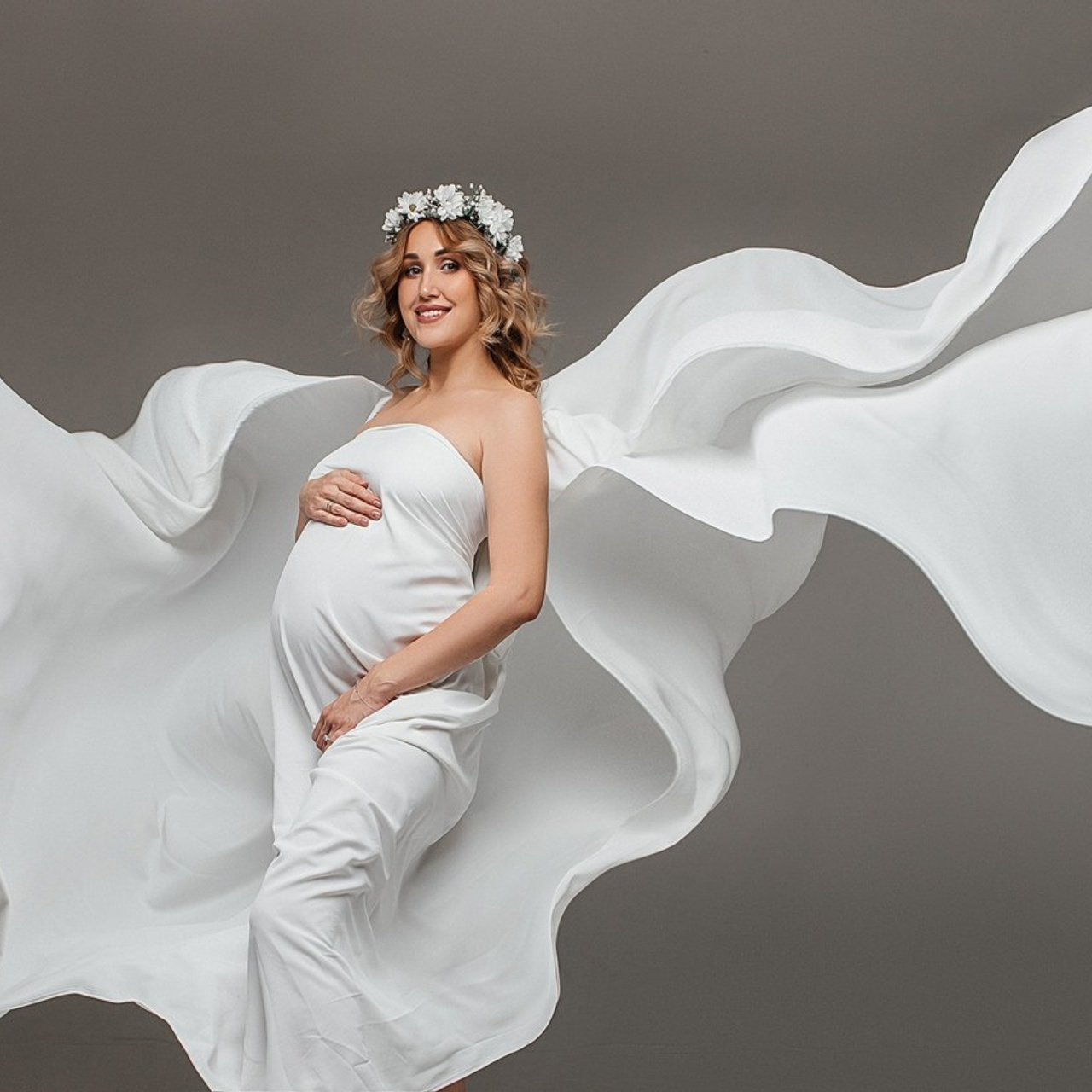 Отзывы. Фотограф в Иркутске Анастасия Кись. Студийная фотосессия беременности в тканях Иркутск. Семейная фотосессия, ПОРТРЕТ «ПОКОЛЕНИЕ»