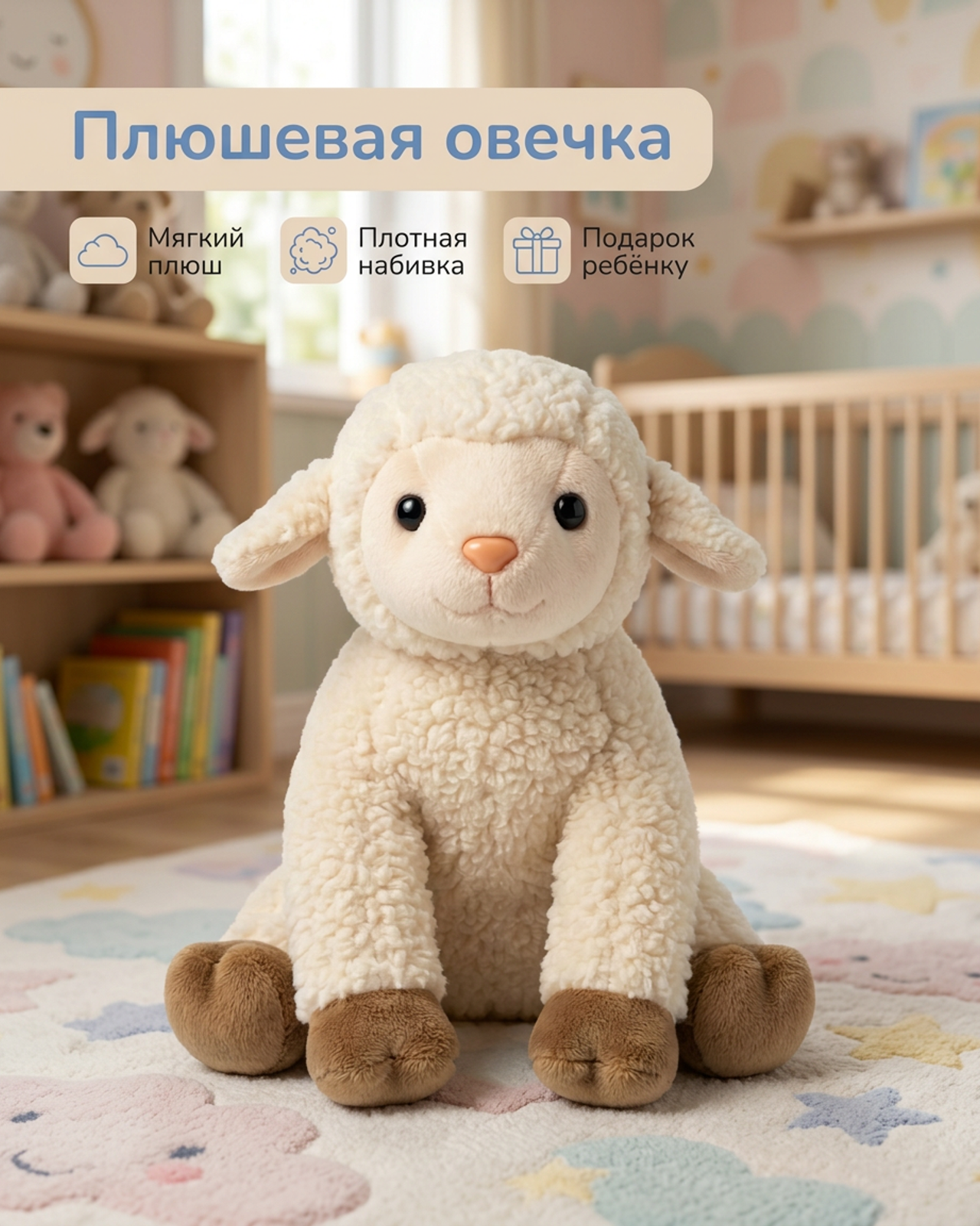 Мягкая игрушка «Овечка»