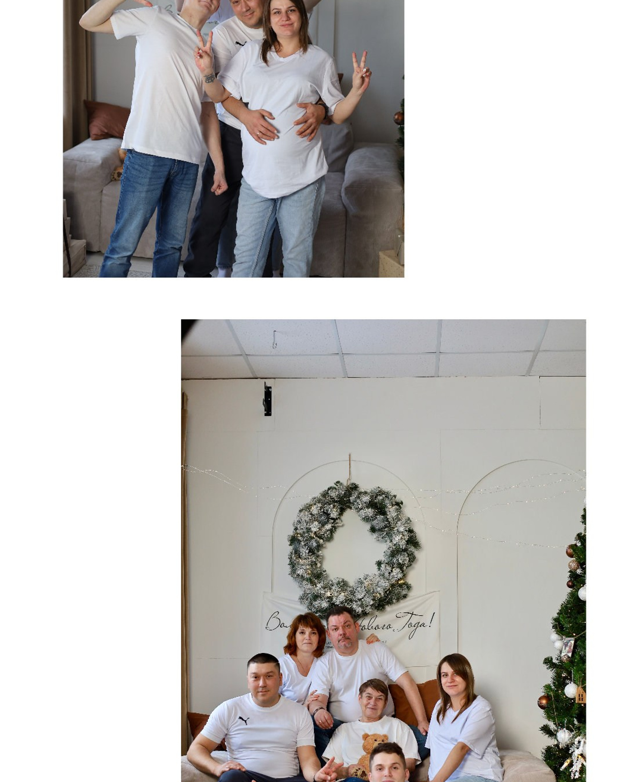 Новогодняя фотосессия для большой семьи 🎁✨