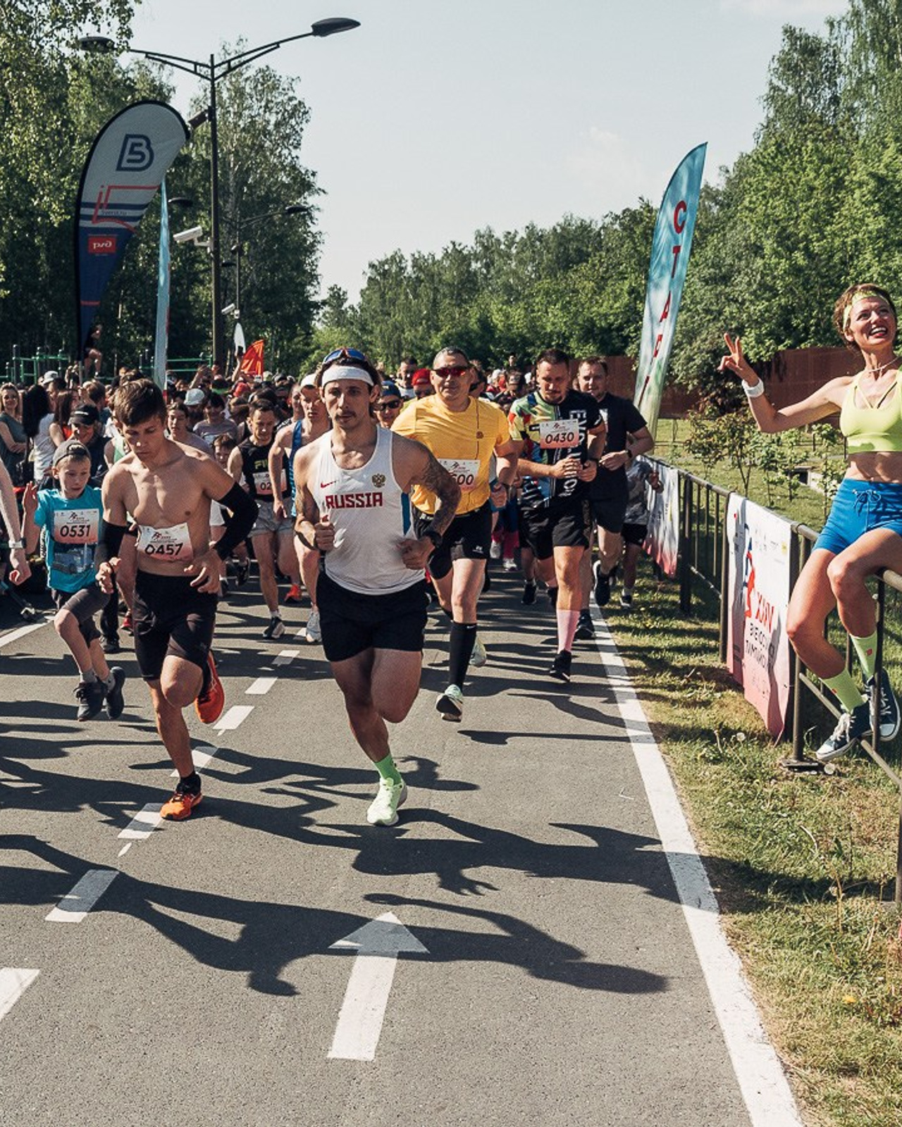 Забег «5 вёрст в Затюменском»