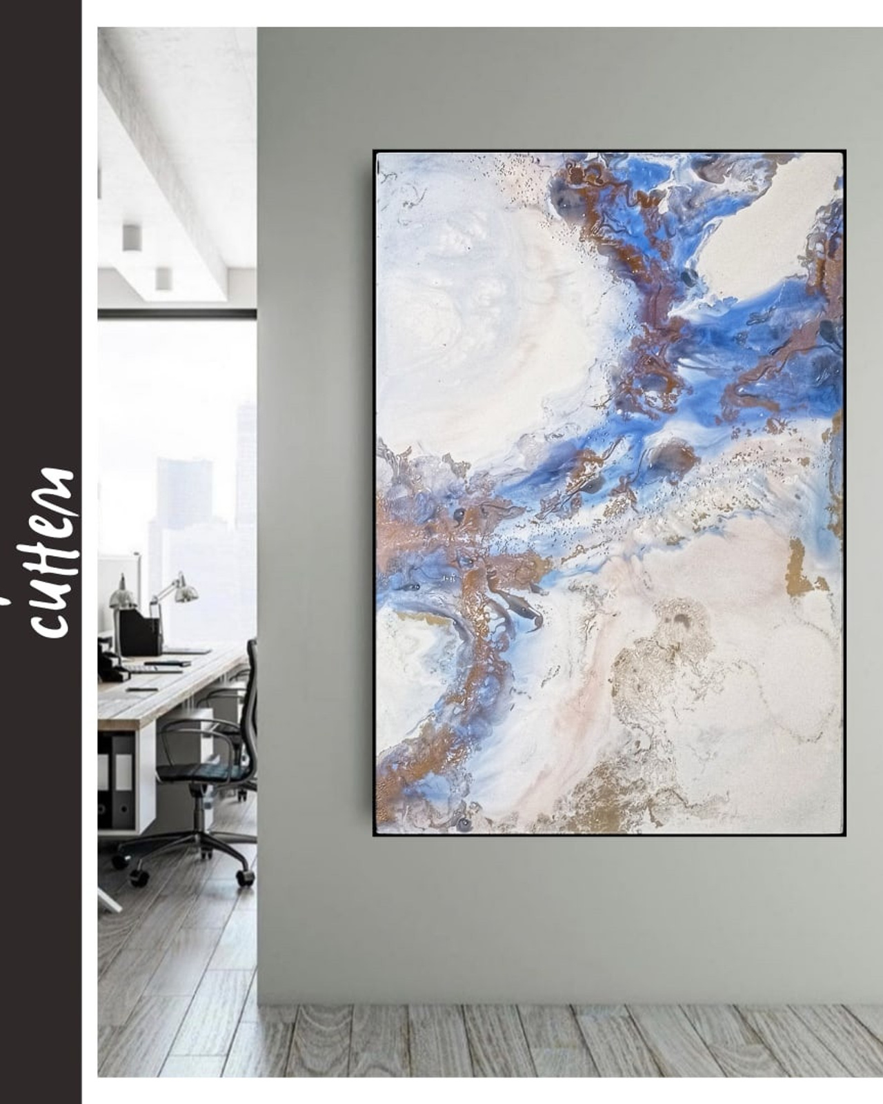 ГОЛУБАЯ АБСТРАКЦИЯ /Под заказ