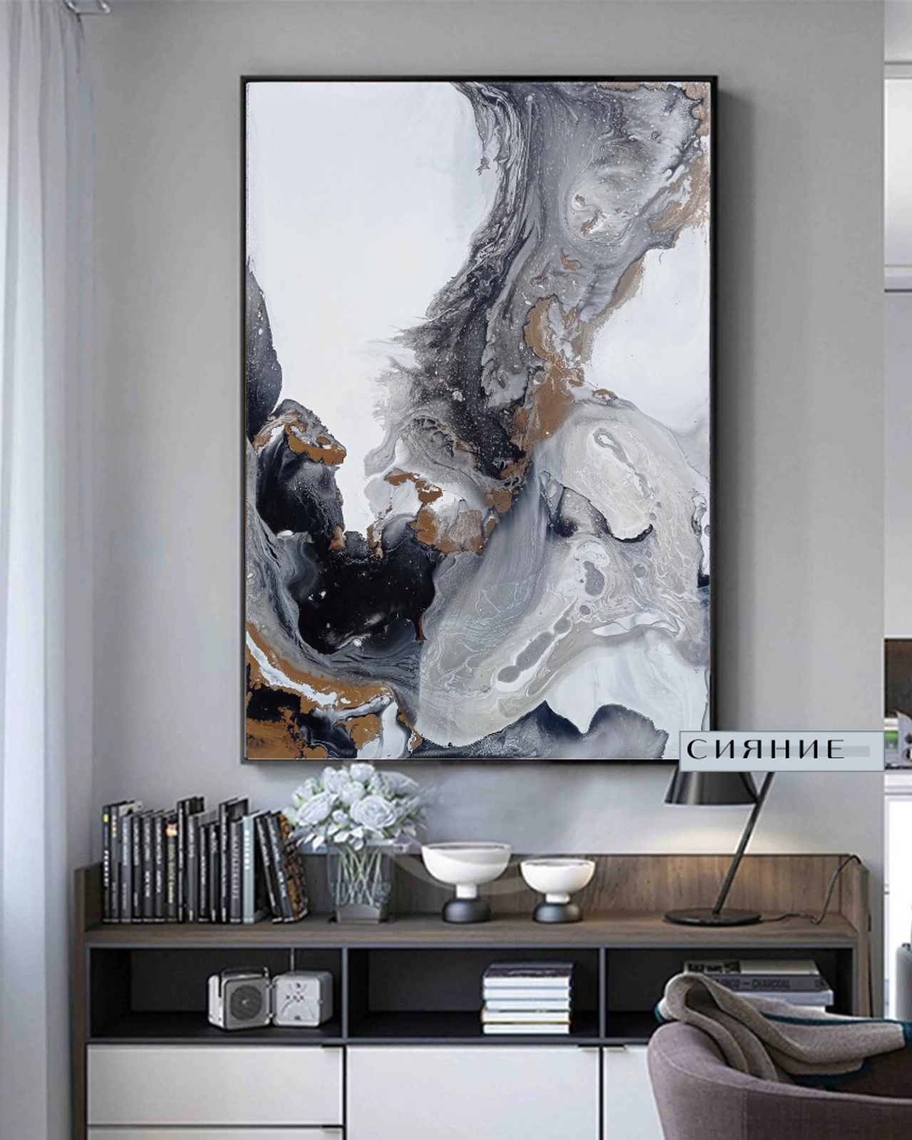 ДАМА В ШЛЯПЕ /100×70см