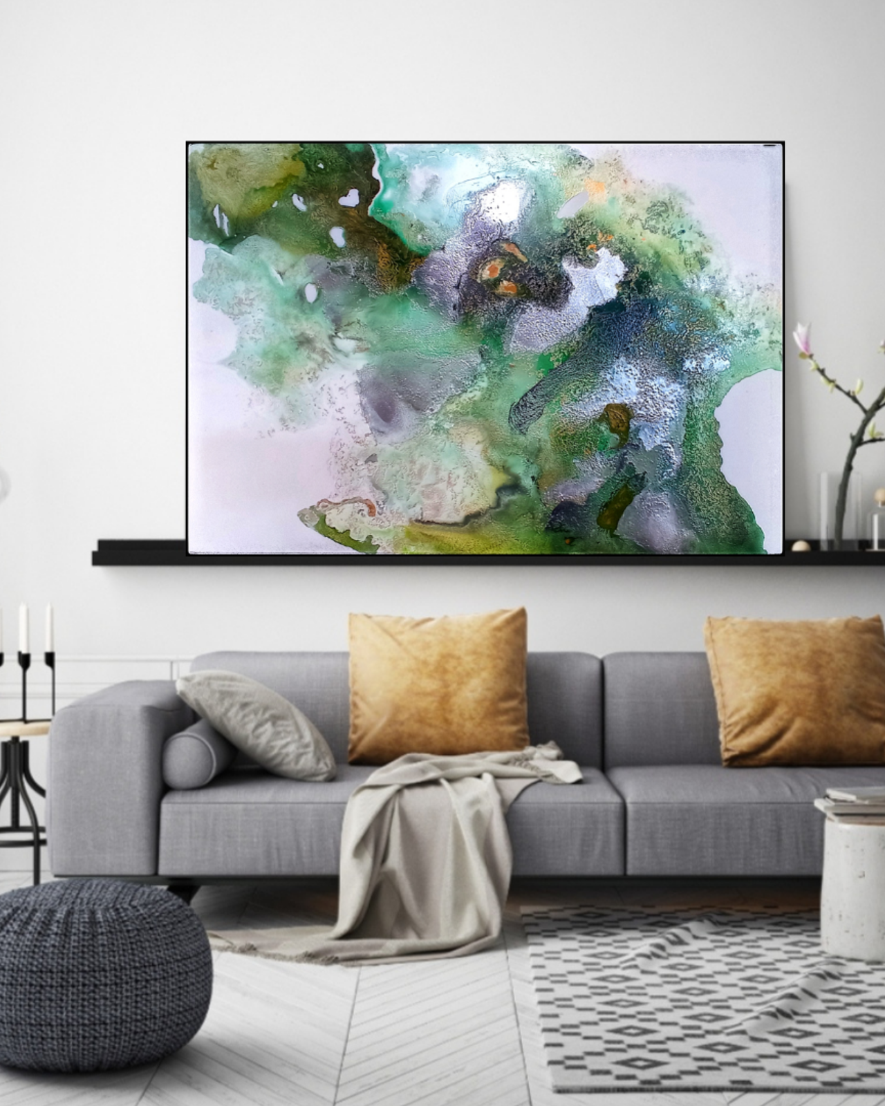 ЗЕЛЕНАЯ АБСТРАКЦИЯ 2 /Под заказ