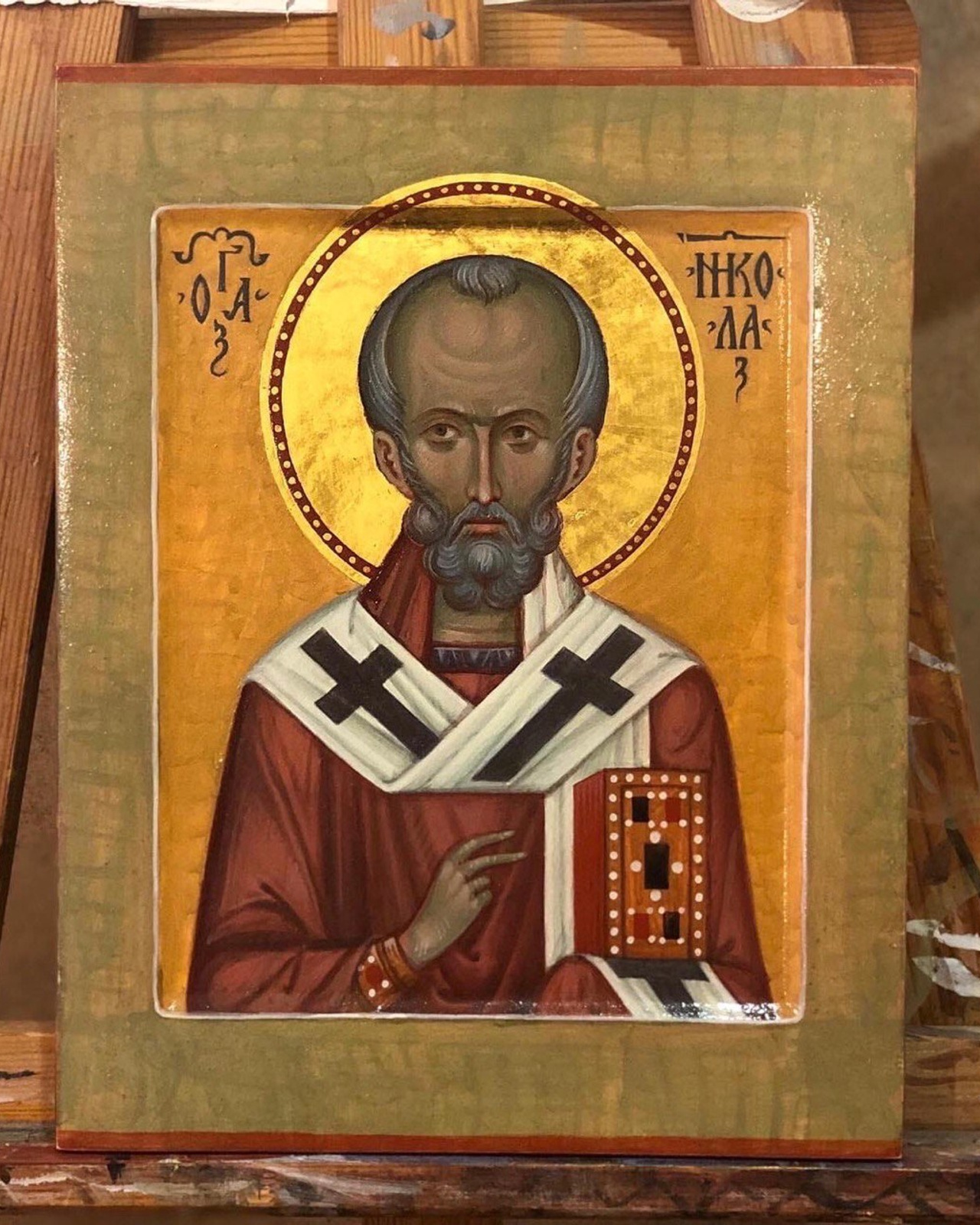Свт. Николай Чудотворец. Авт. С. Акотчик. Рук. А. Лавданский