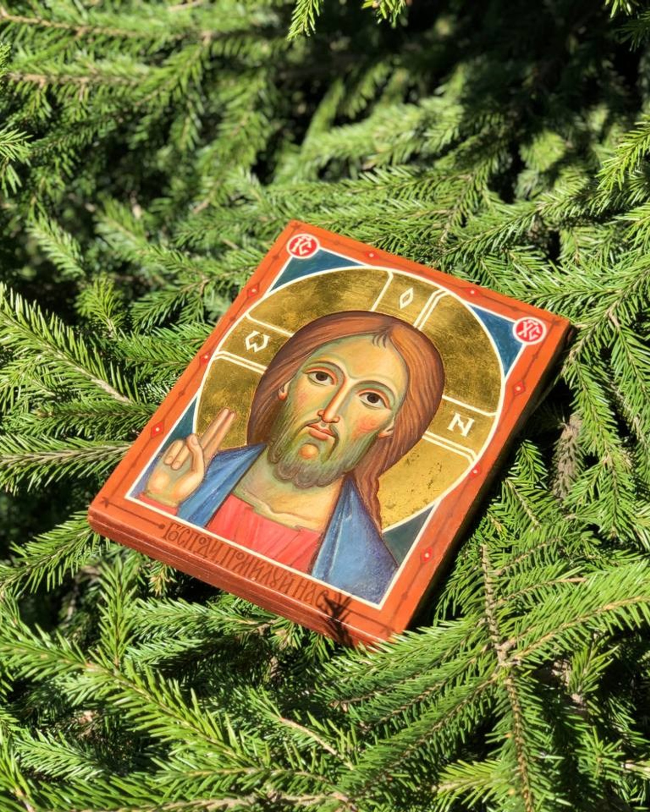 Икона Спаса Вседержителя. Авт. С. Акотчик.