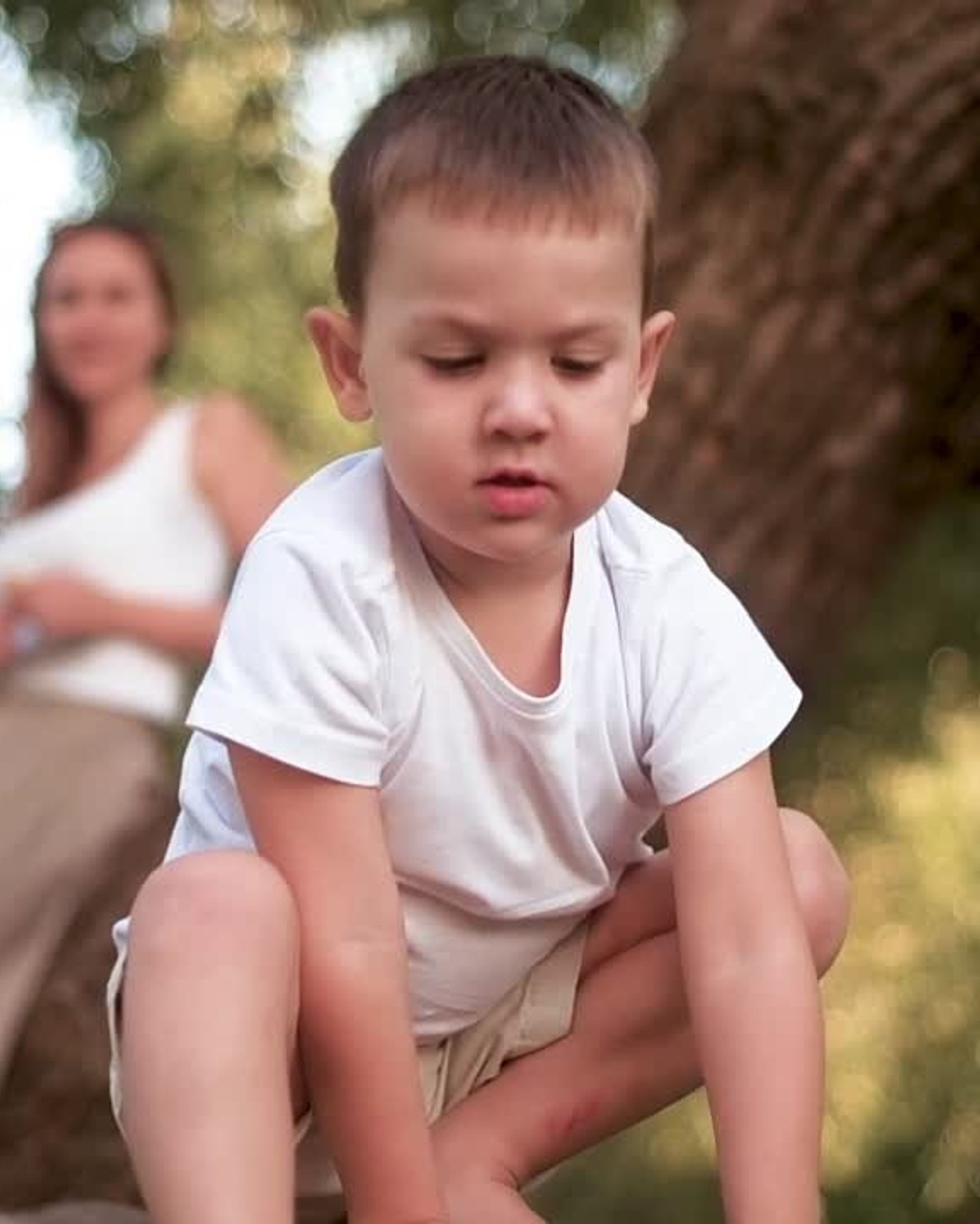 Мама и&nbsp;сын в&nbsp;Воронцовском парке