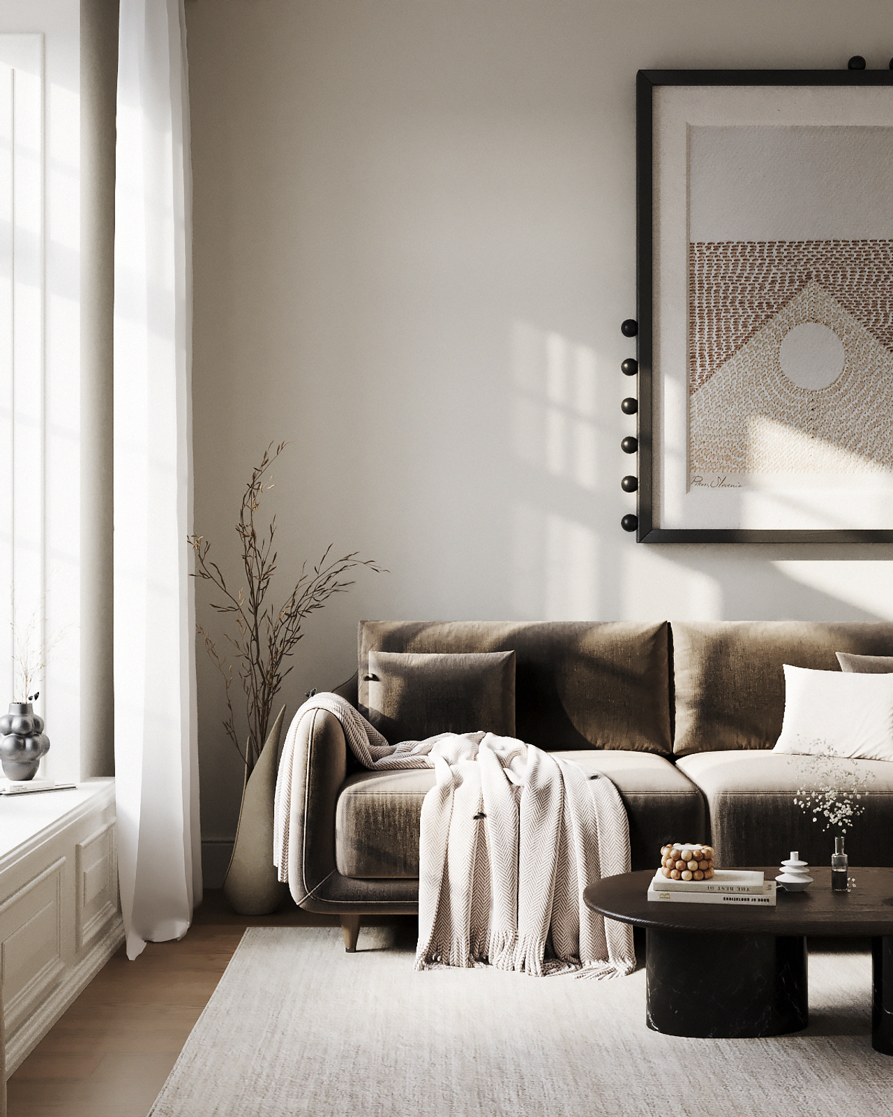 3d visualization | Living room_A5_2024