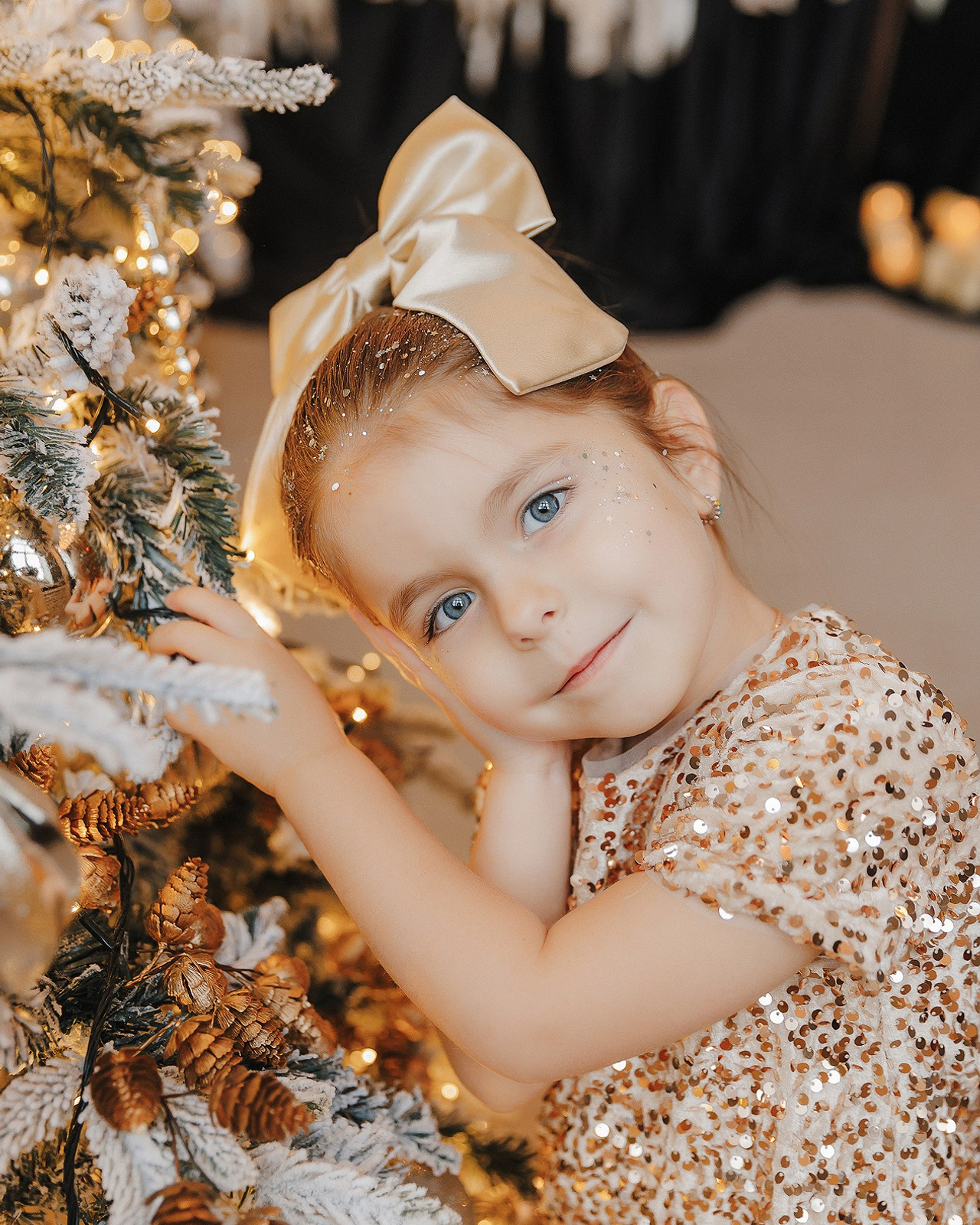 Новогодняя фотосессия в&nbsp;студии