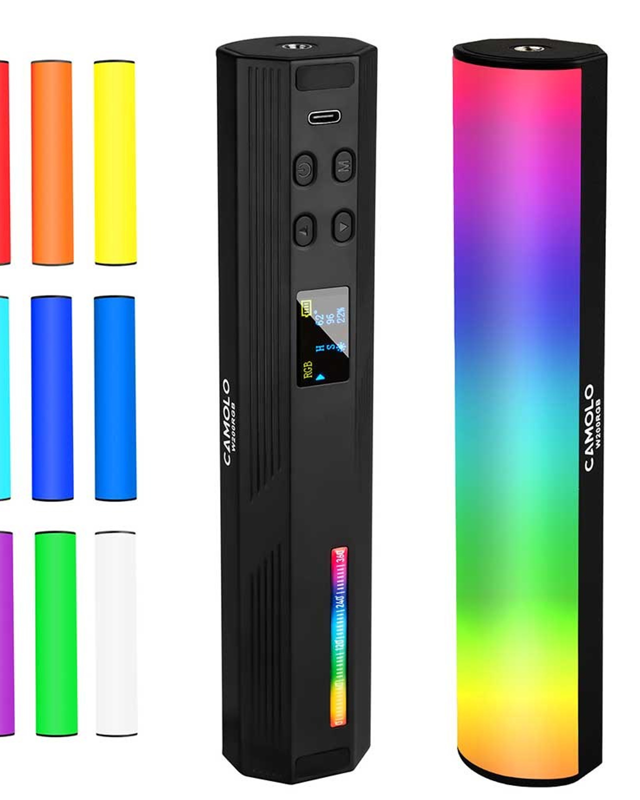 Видеосвет цветной CAMOLO W200 RGB