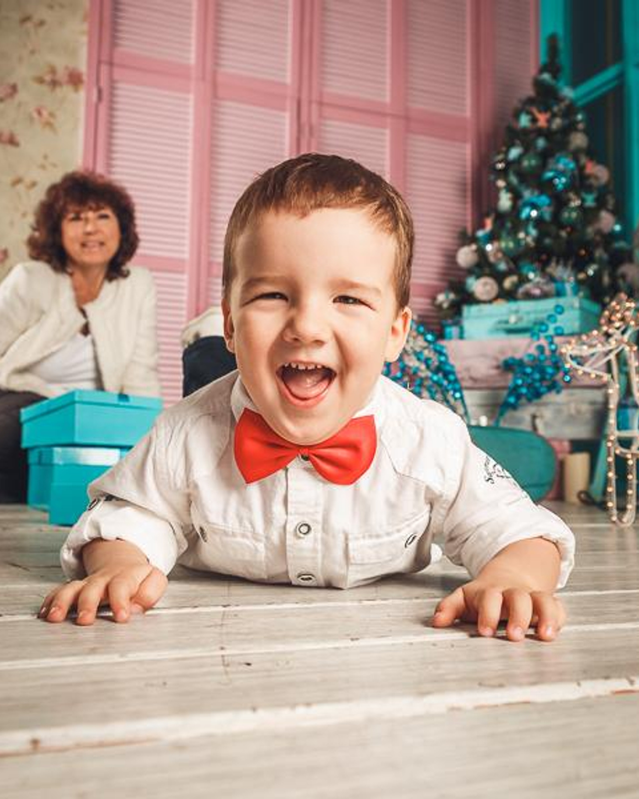 Новогодняя семейная фотосессия