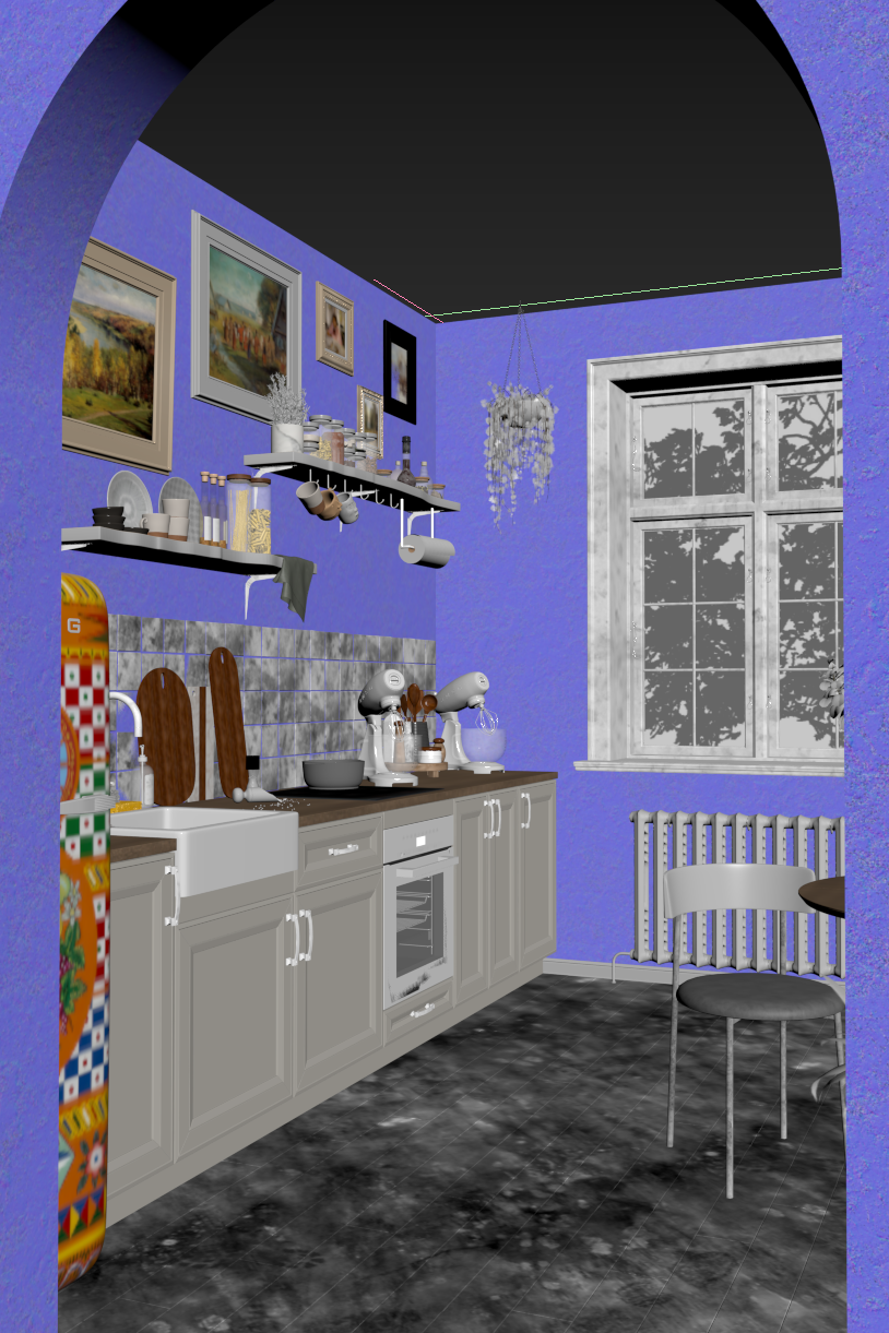 МК домик в деревне. Popov.Viz интерьерный 3D-визуализатор