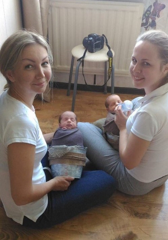 Фотосессия новорождённой двойни. Фотограф на роды и ньюборн в Санкт-Петербурге | Настасья Сергеева