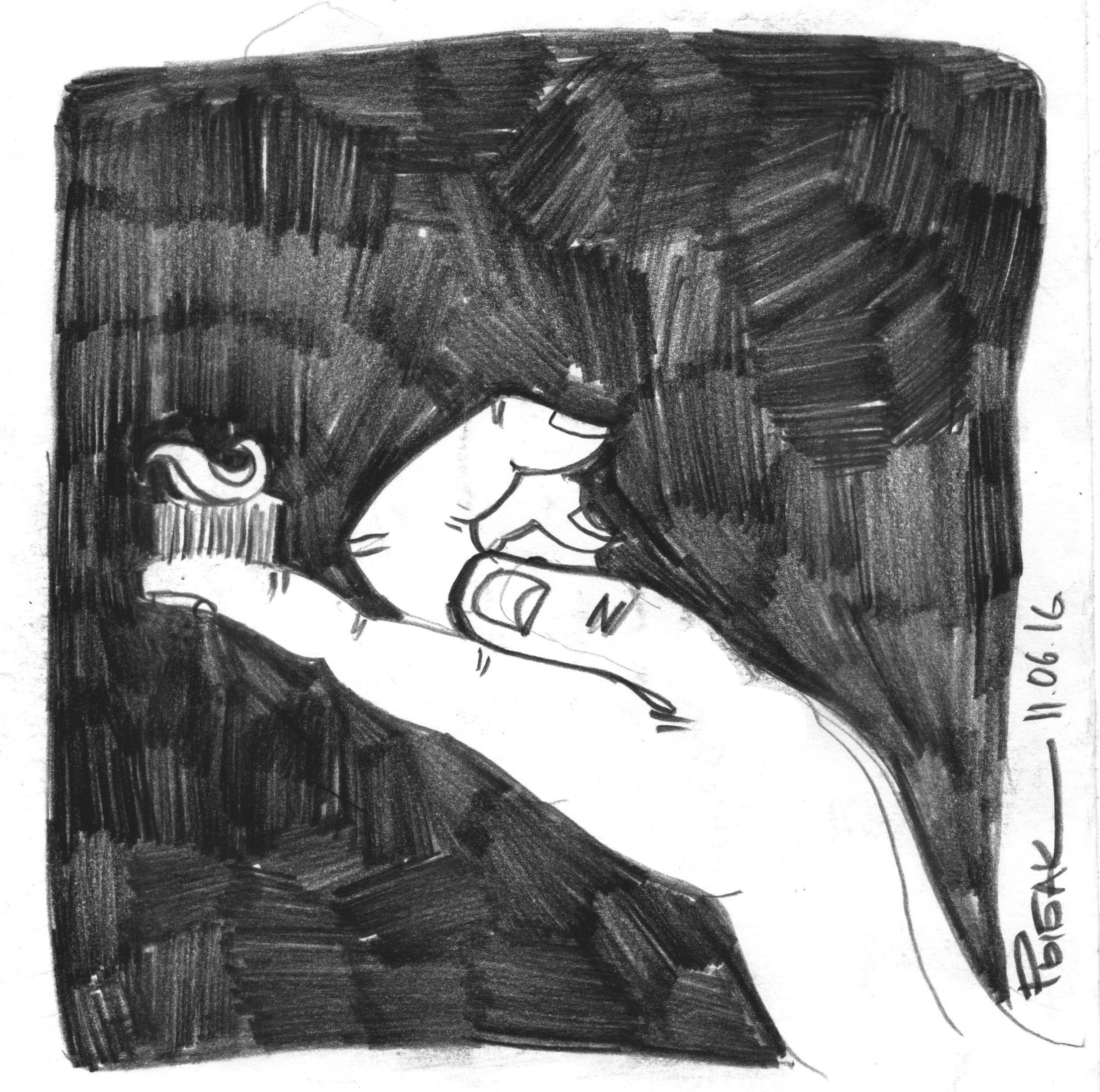 Серия Когда ночуешь не дома. Художник Рыбак Николай