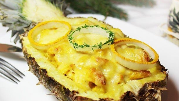 Курица с ананасом и зеленью. «Сово-Сова» продукция для омоложения, здоровья и долголетия