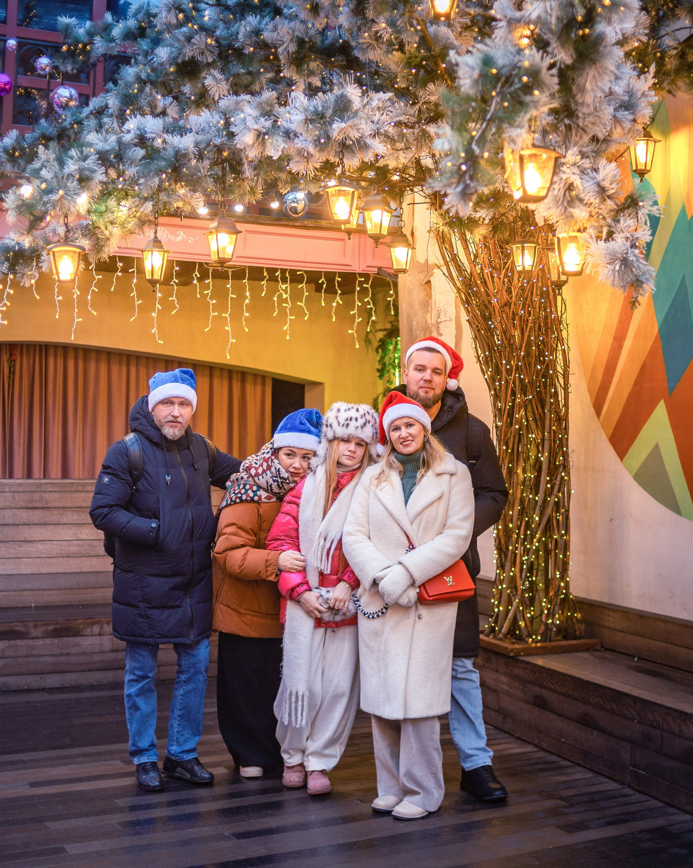 Новогодняя прогулочная фотосессия Минск