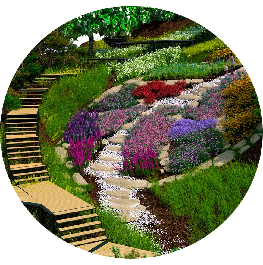 Проект благоустройства парка 80-летия образования Краснодарского края. Интерьерный дизайнер в Сочи Поплавская Татьяна. Проектирование интерьеров и организация процесса ремонта