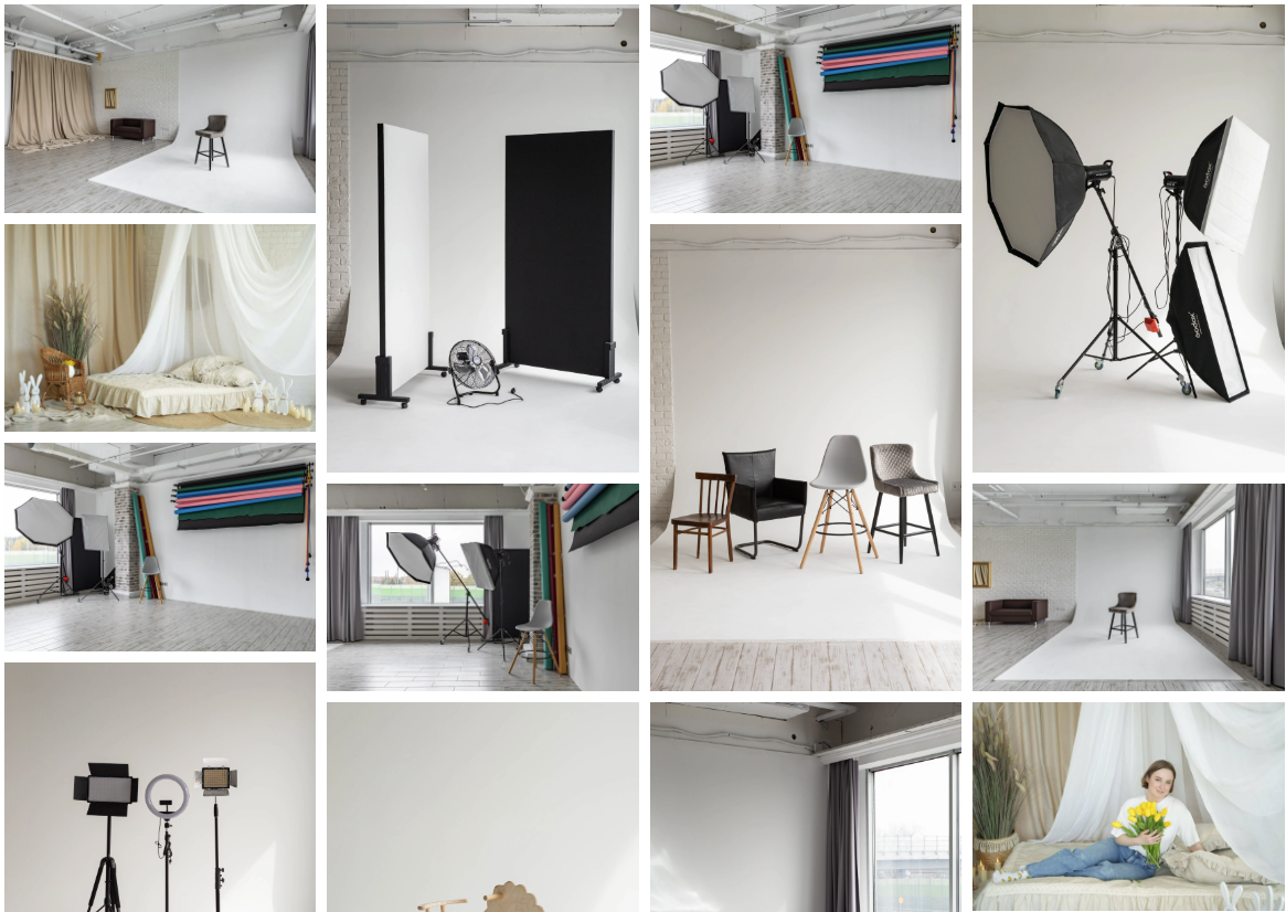 Моя подборка фотостудий в Москве и ближайшем Подмосковье. Фотограф Алина Лебедь