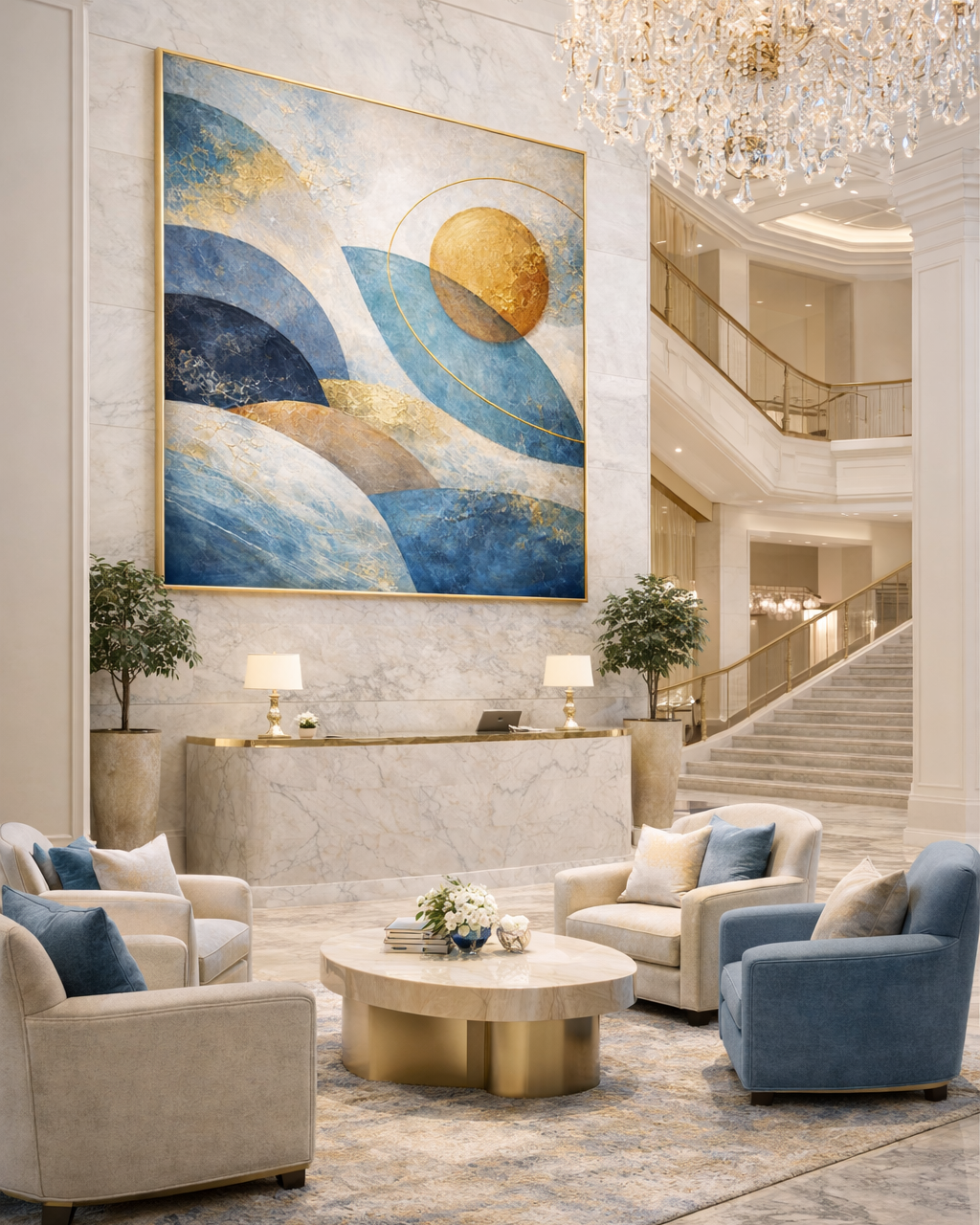 современная абстрактная картина, интерьерная живопись, геометрическая абстракция с золотом, картина в современный интерьер, текстурная абстрактная живопись, картина для гостиной и холла.