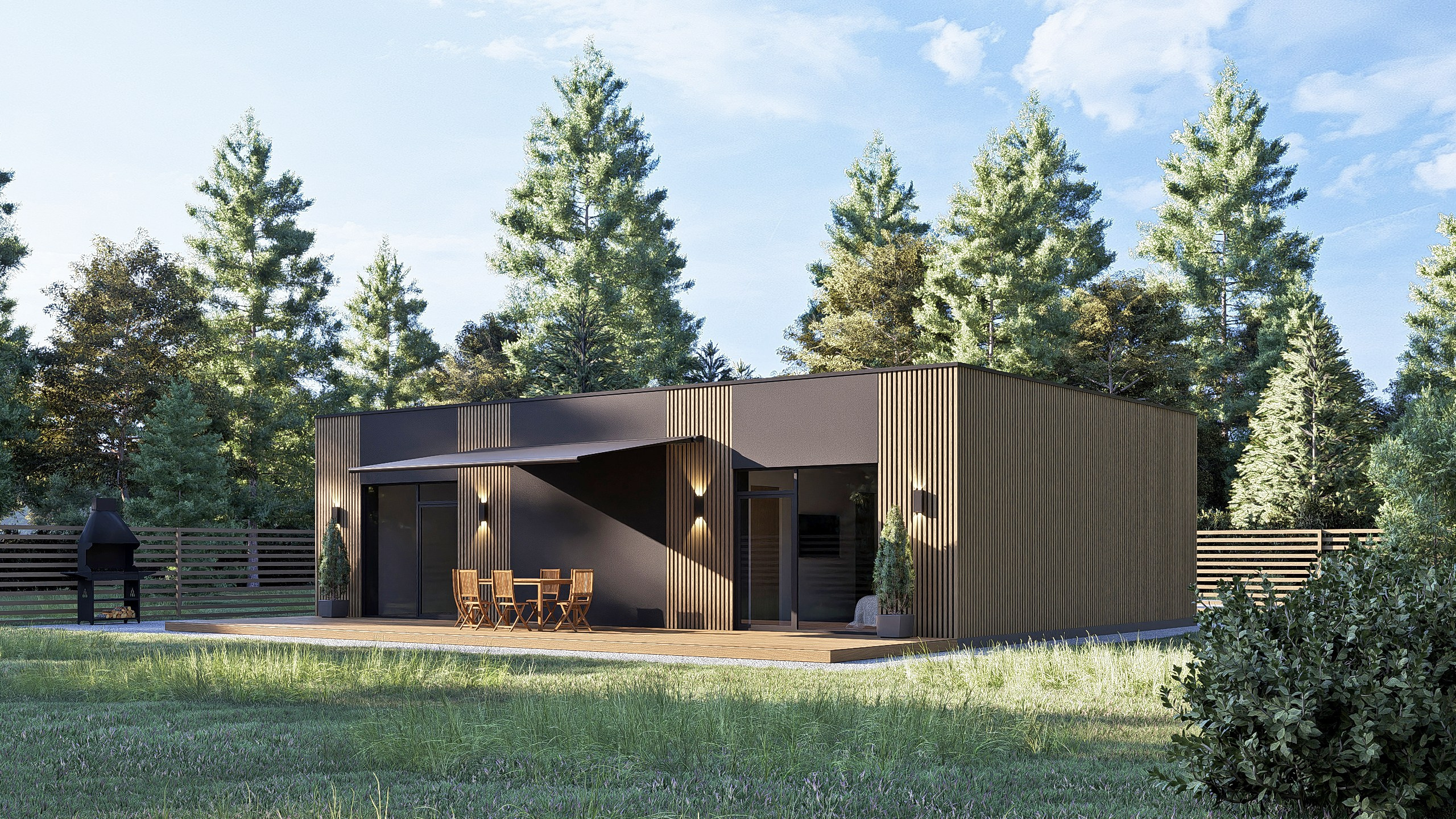 Прочный и надежный дом серии БыстроДом 120 от ГК "БыстроДом"