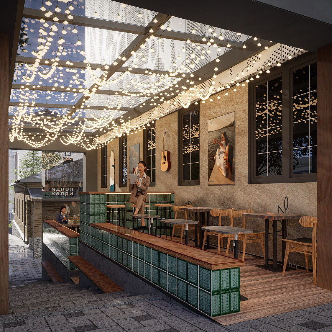 Терраса Келди. Архитектурно-дизайнерское бюро ROOMS