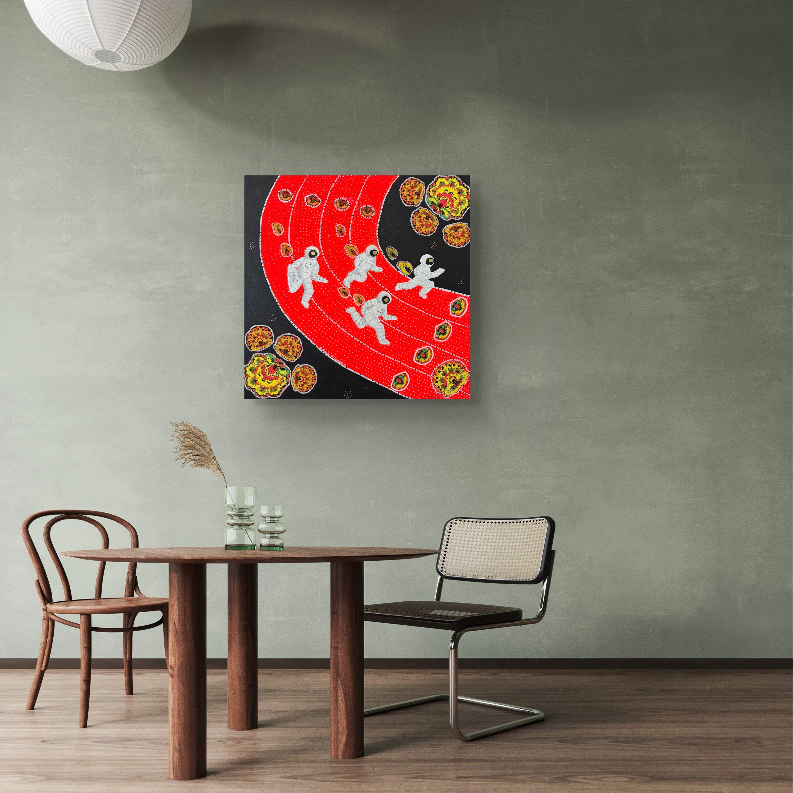 «Космос, а ля- Рус. Бег». Декор для дома