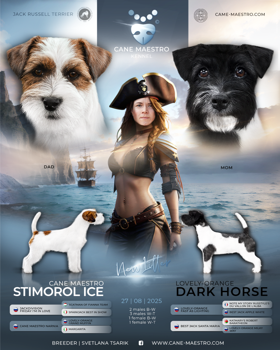 CANE MAESTRO — kennel Jack Russell Terrier